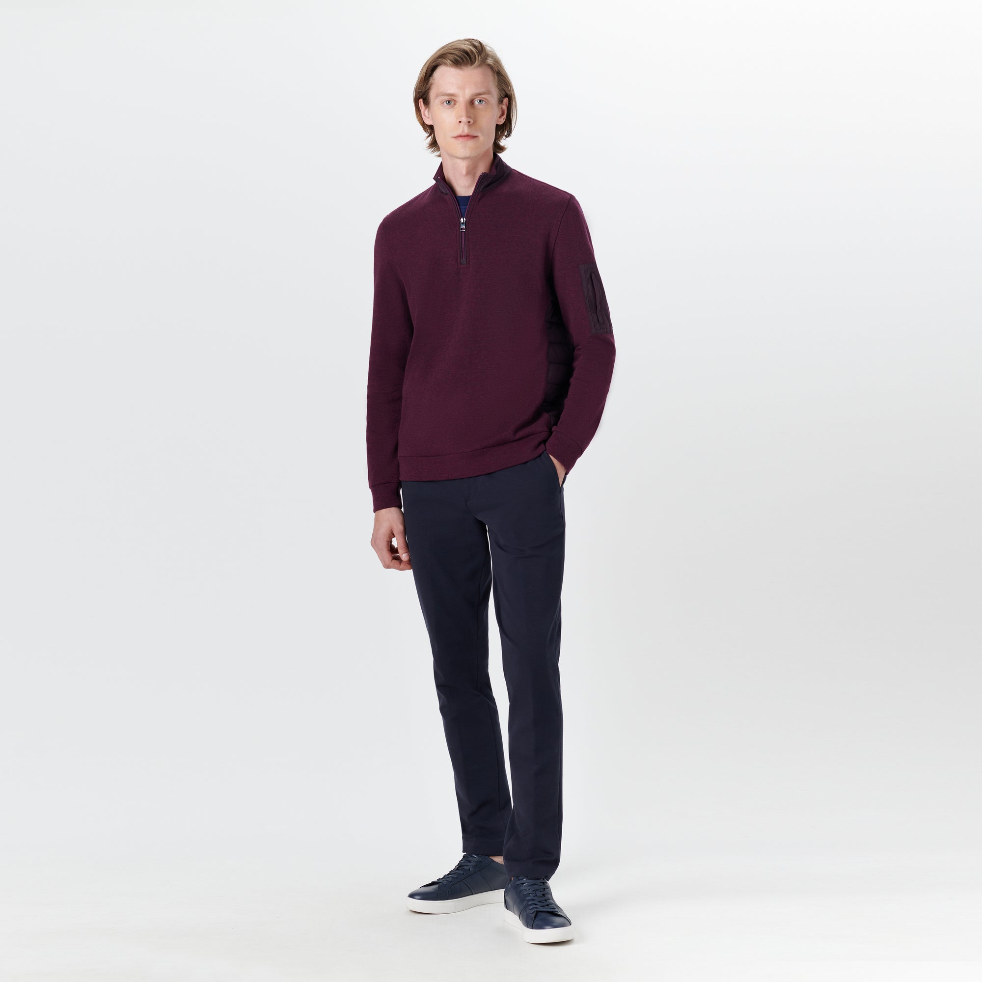 Long Sleeve Quarter Zip Pullover