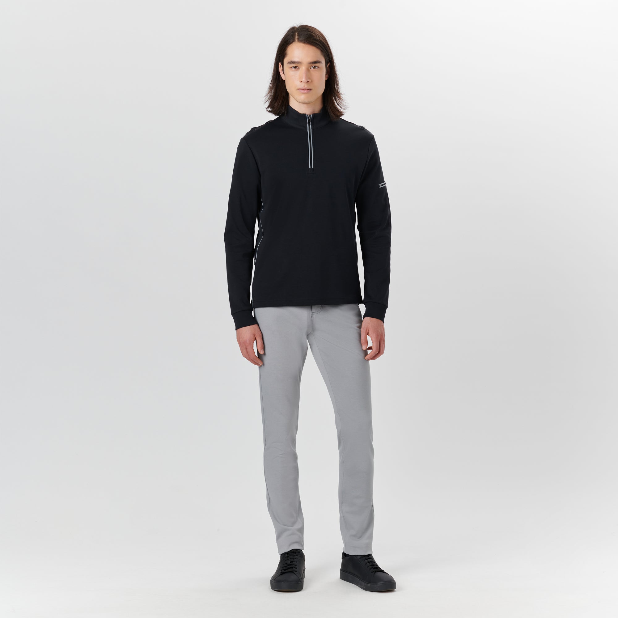 Long Sleeve Quarter Zip Pullover