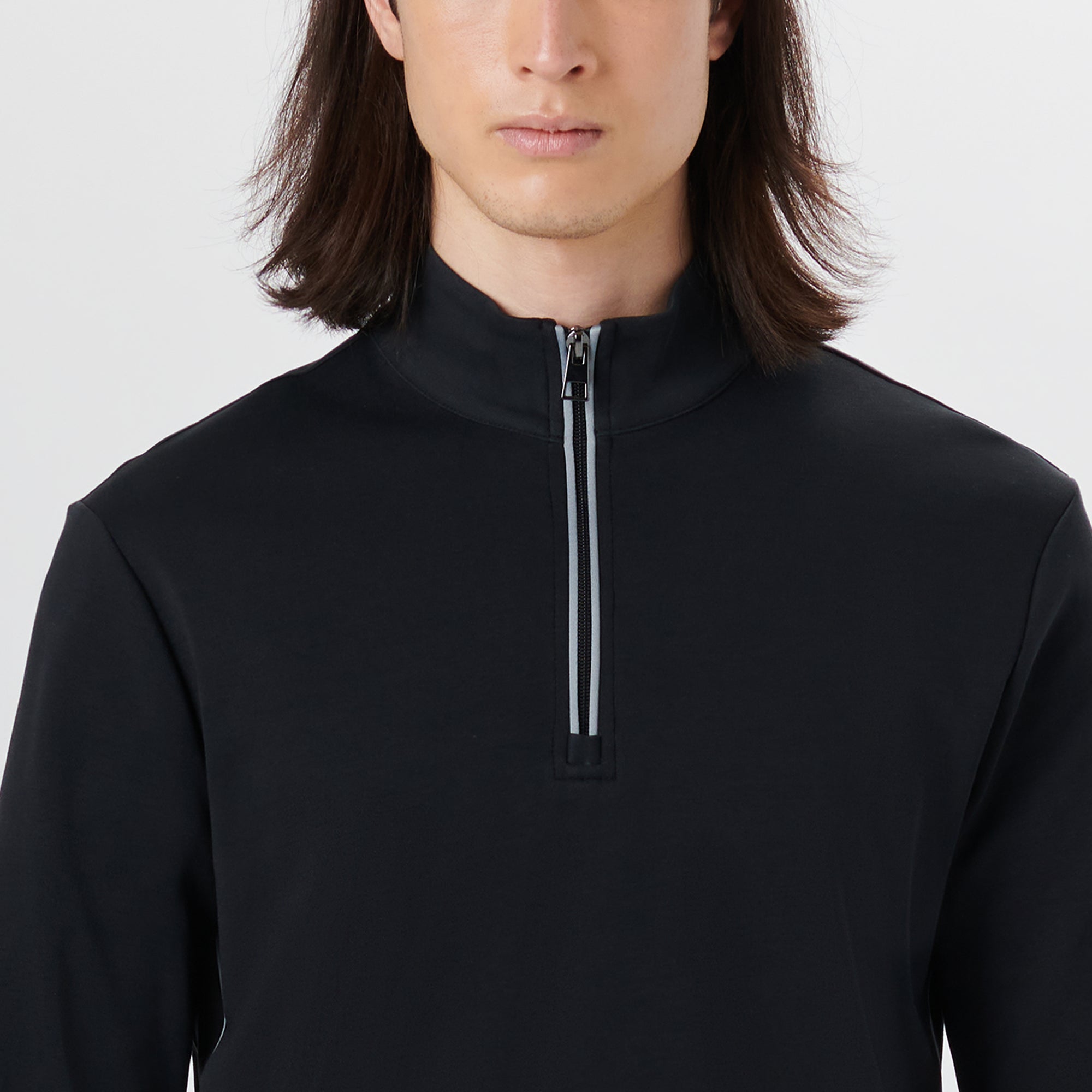 Long Sleeve Quarter Zip Pullover
