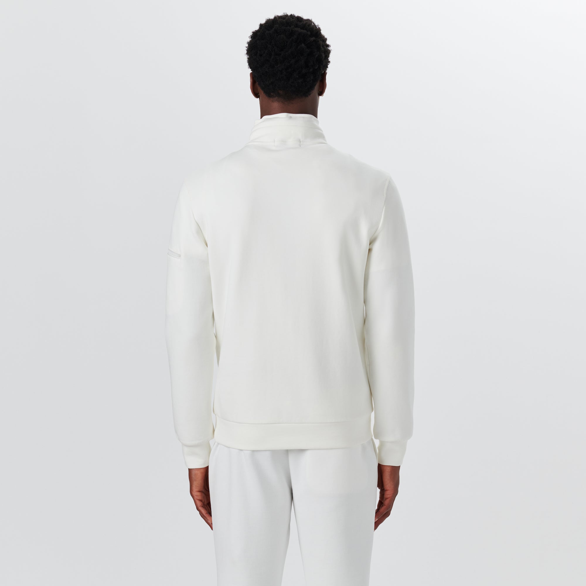 Long Sleeve Quarter Zip Pullover With Hood