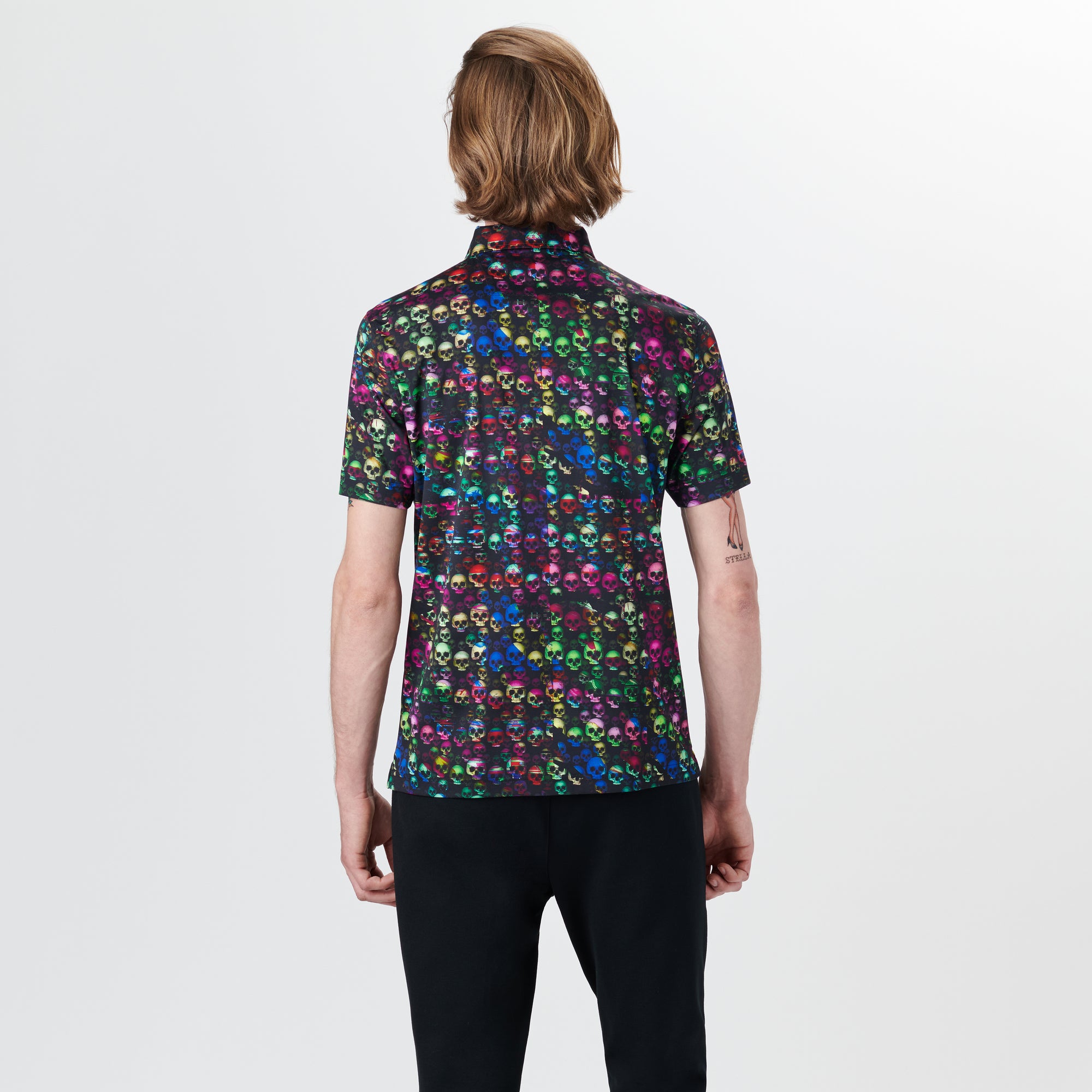 Hendrix Skulls Print Polo