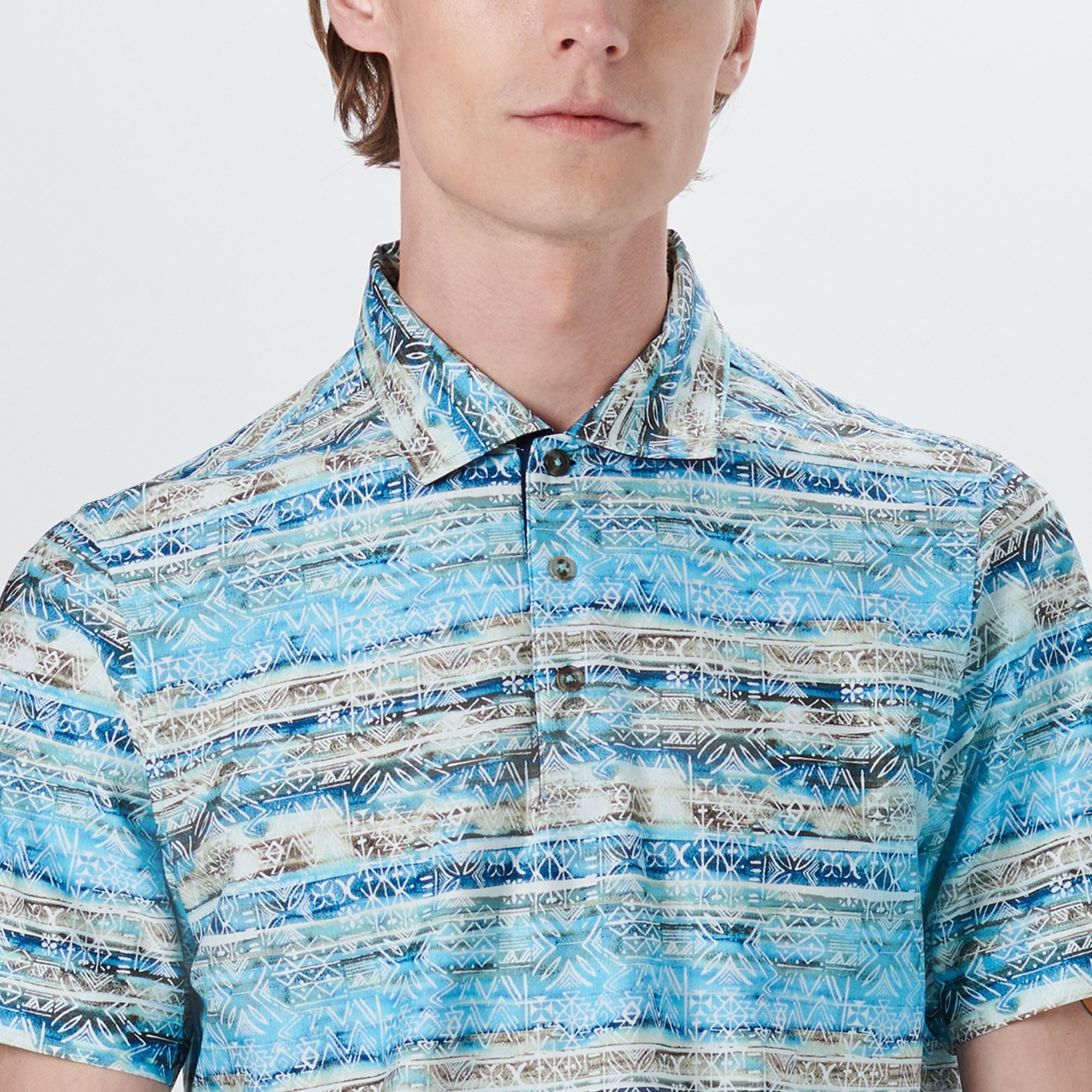 Hendrix Batik Print Polo