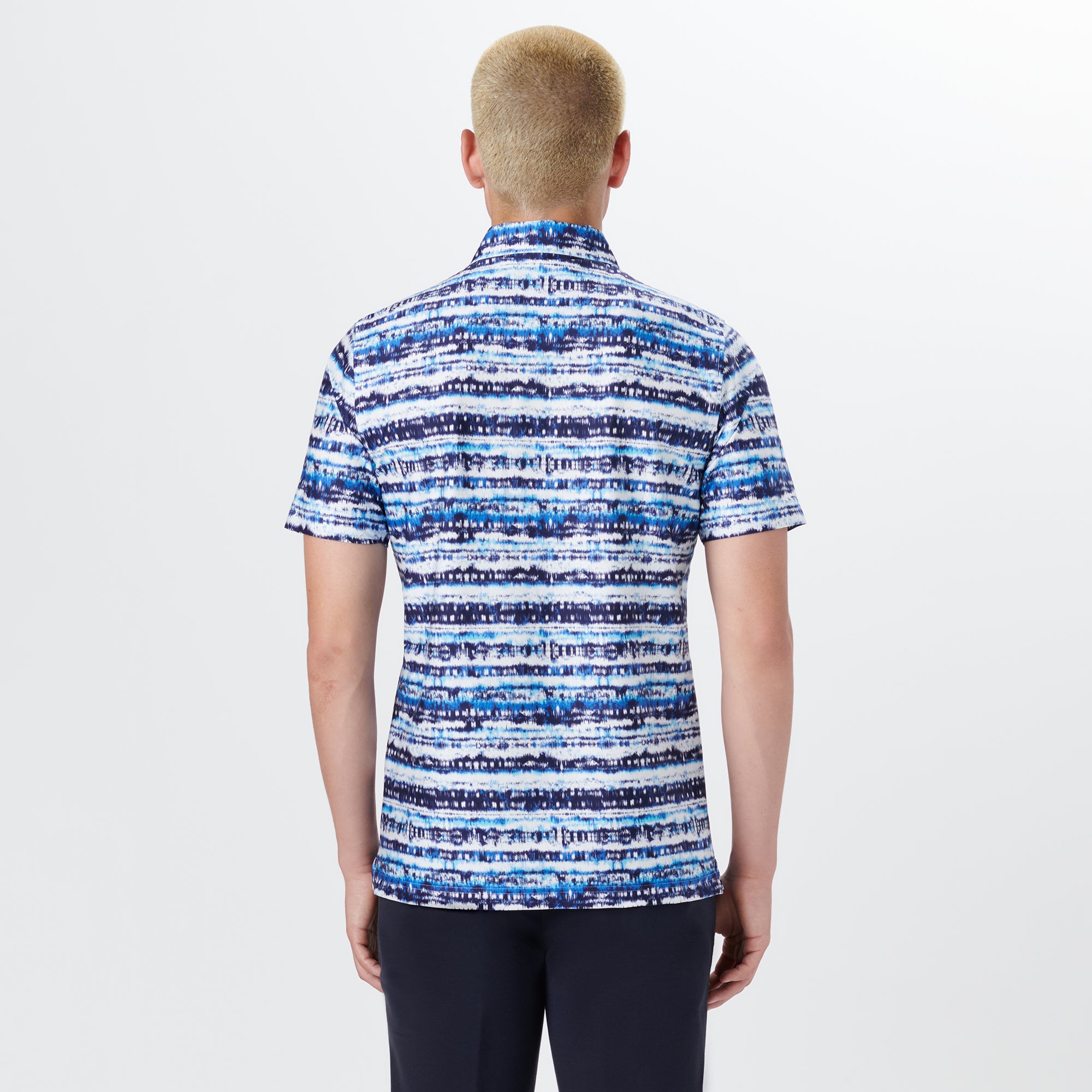 Hendrix Abstract Print Polo