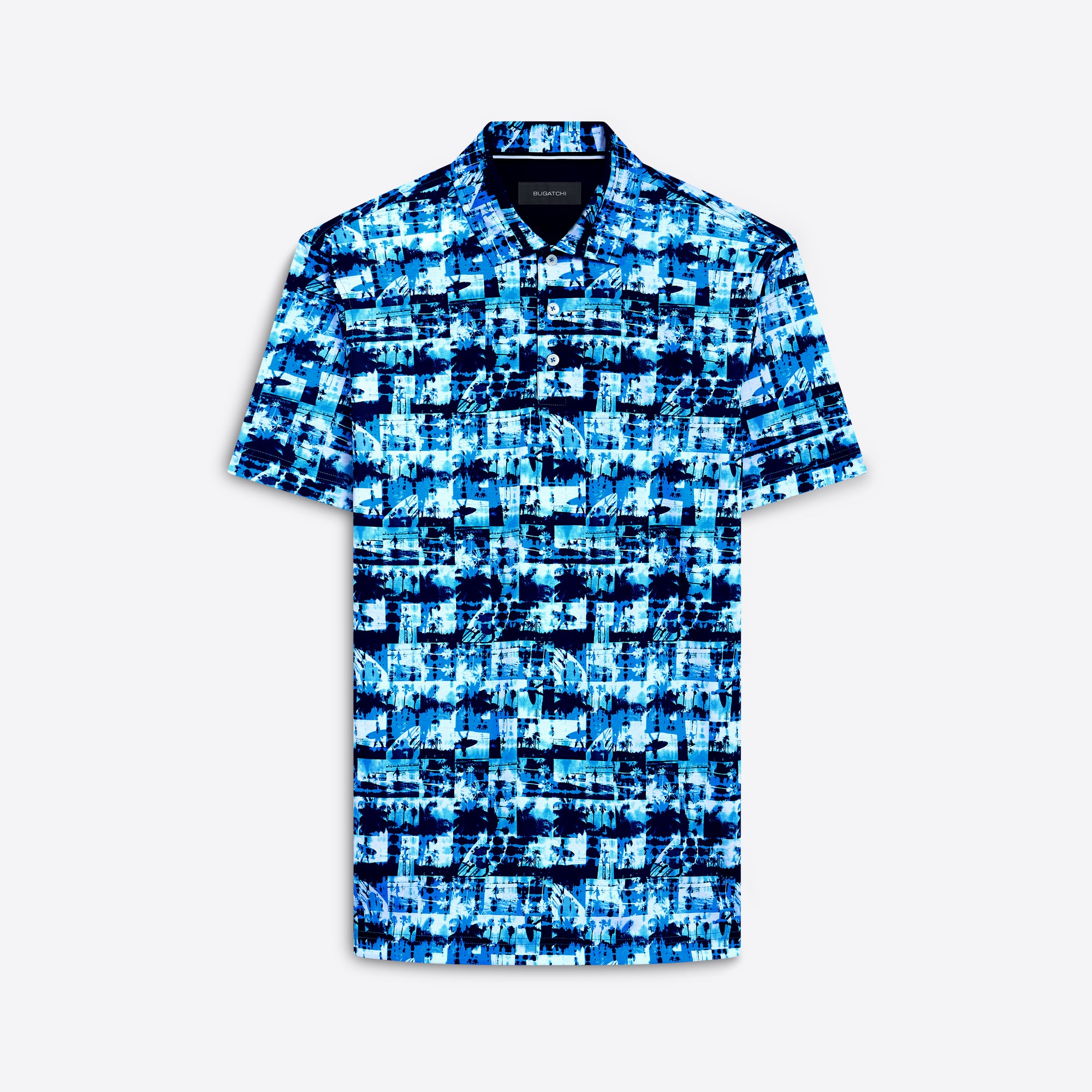 Hendrix Photo Collage Print Polo