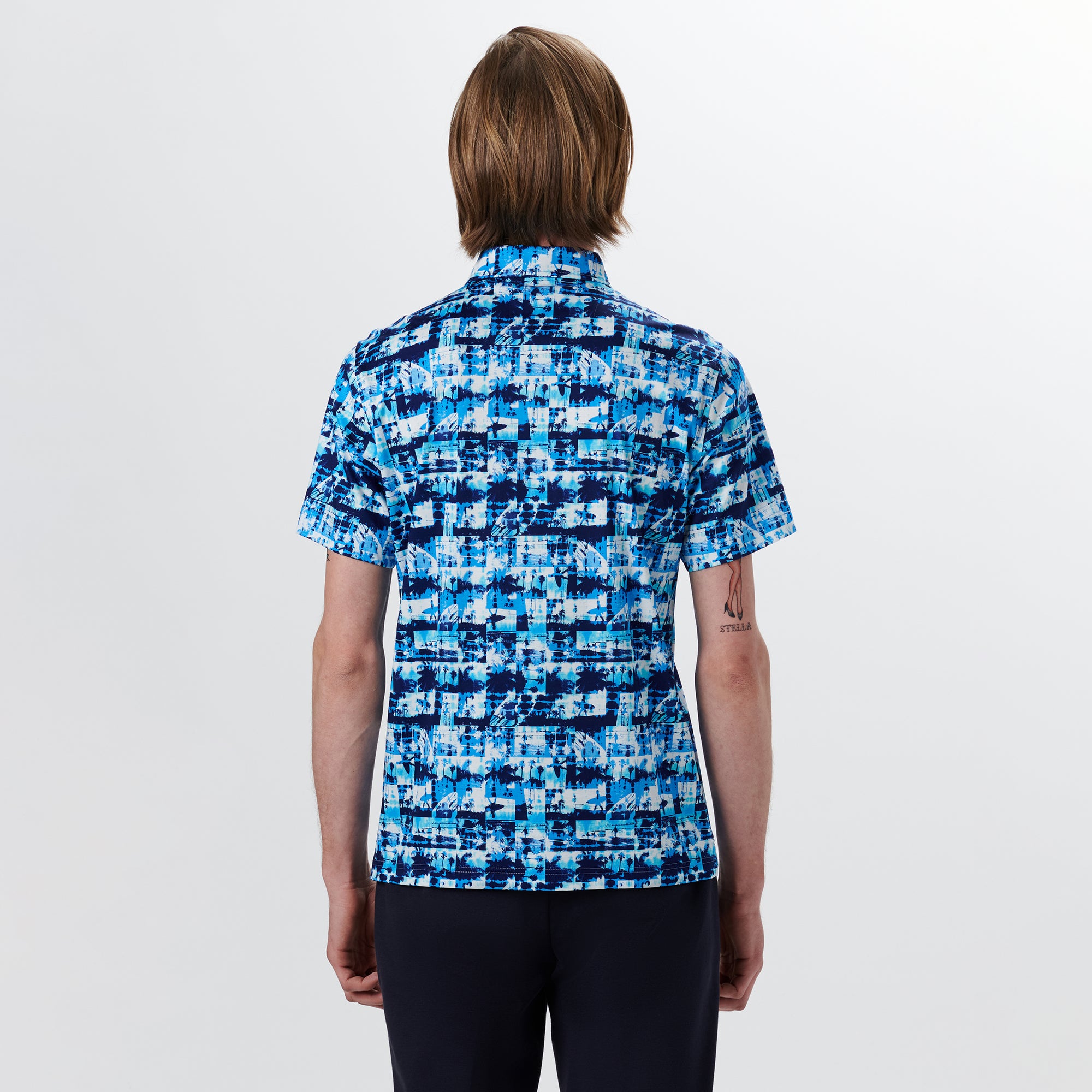 Hendrix Photo Collage Print Polo