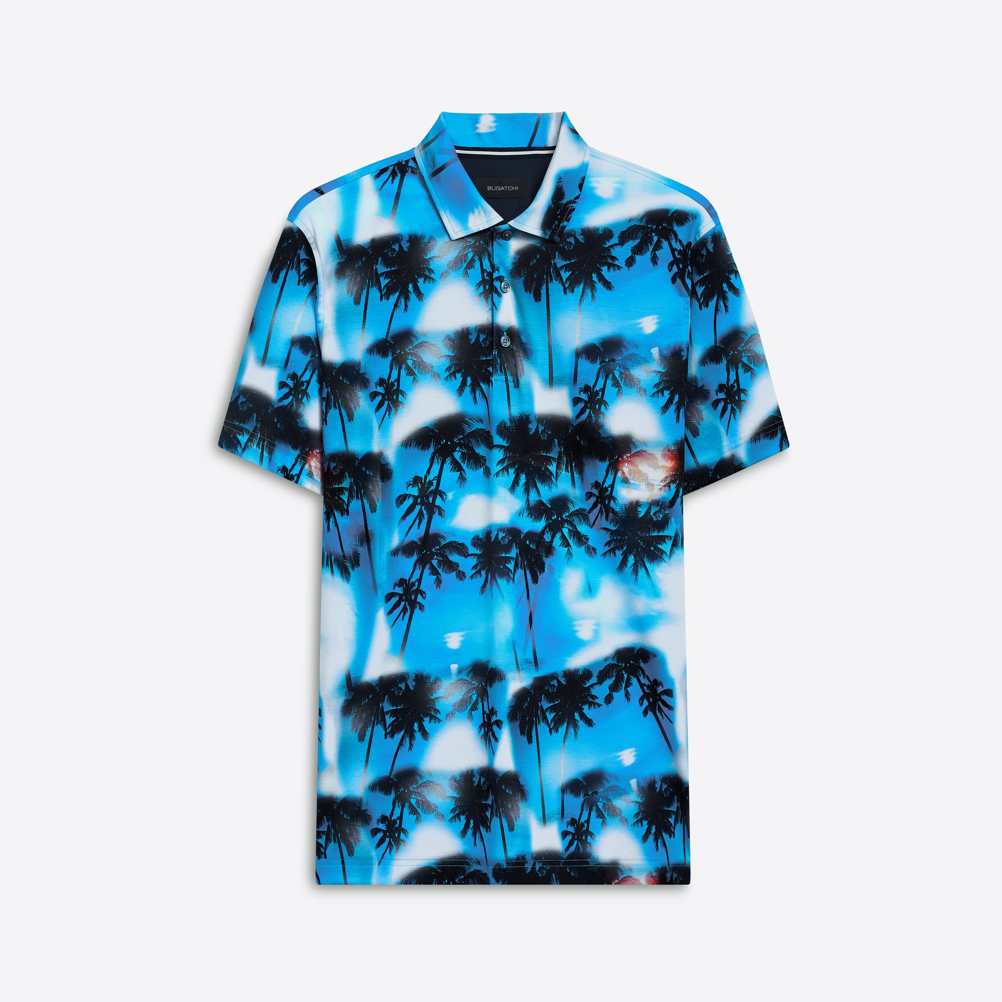 HENDRIX Palm Tree Print Polo