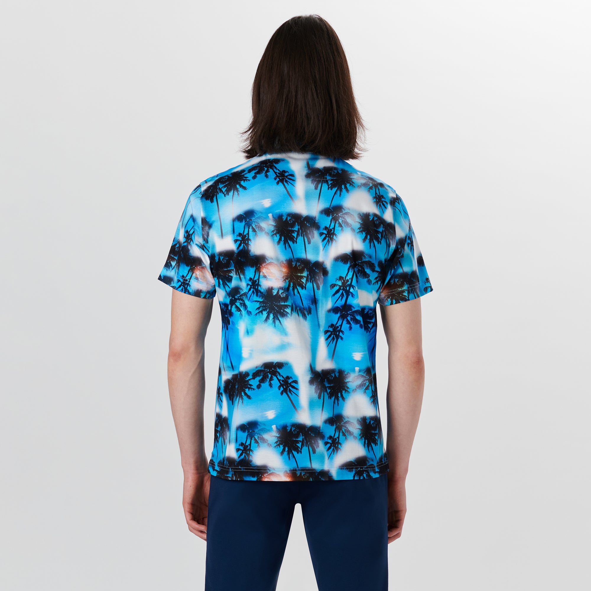HENDRIX Palm Tree Print Polo