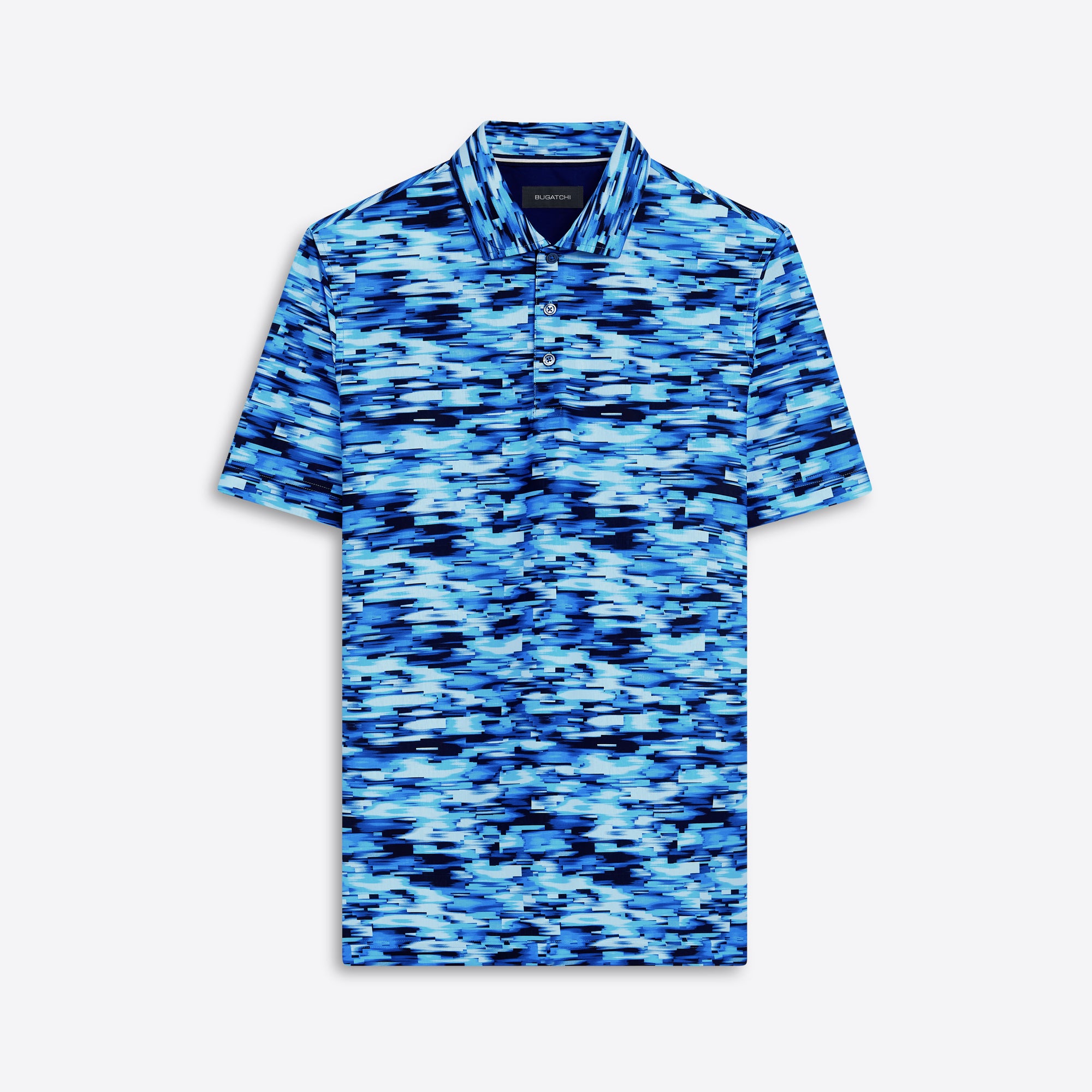 HENDRIX Abstract Print Polo