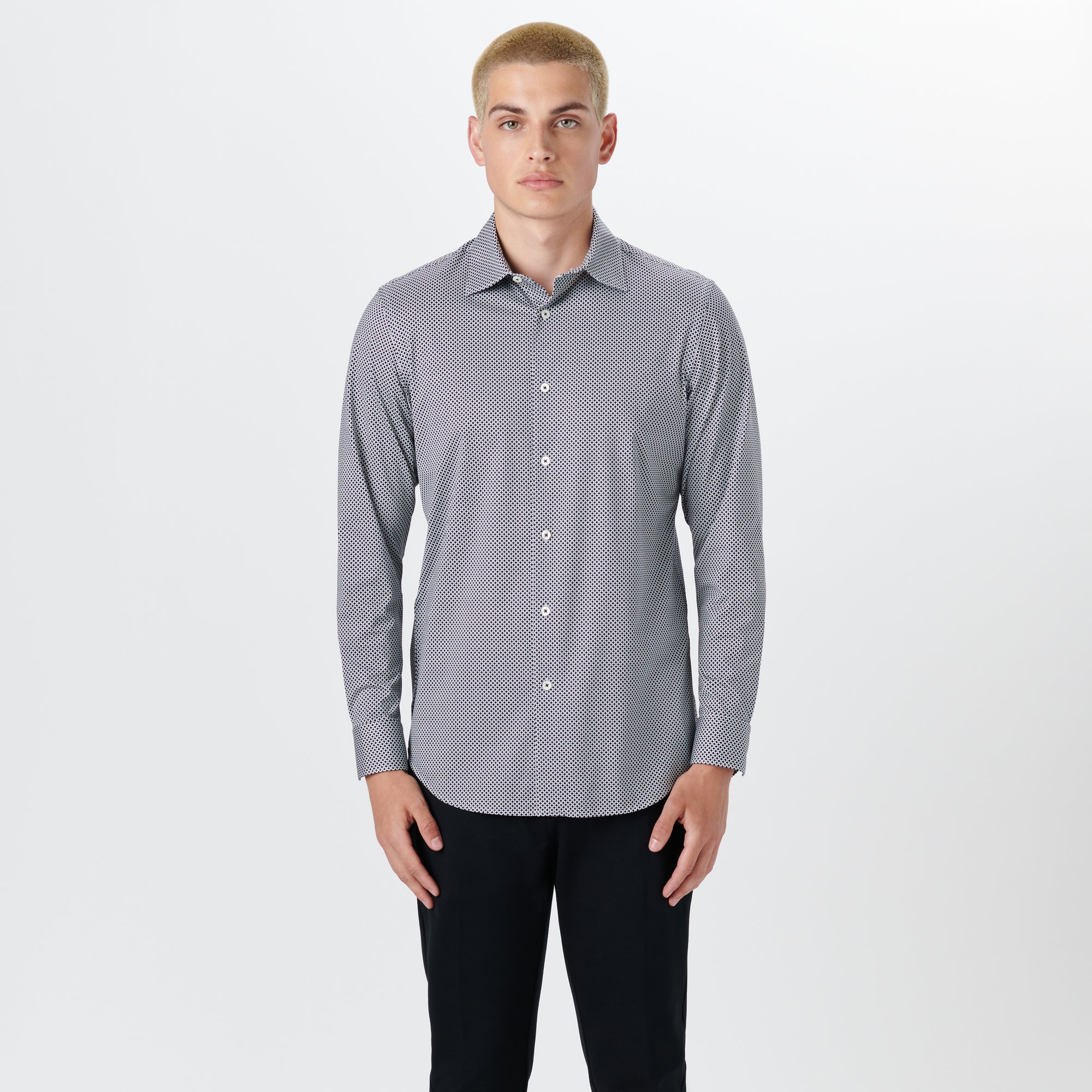 JAMES Diamond Check OoohCotton Shirt