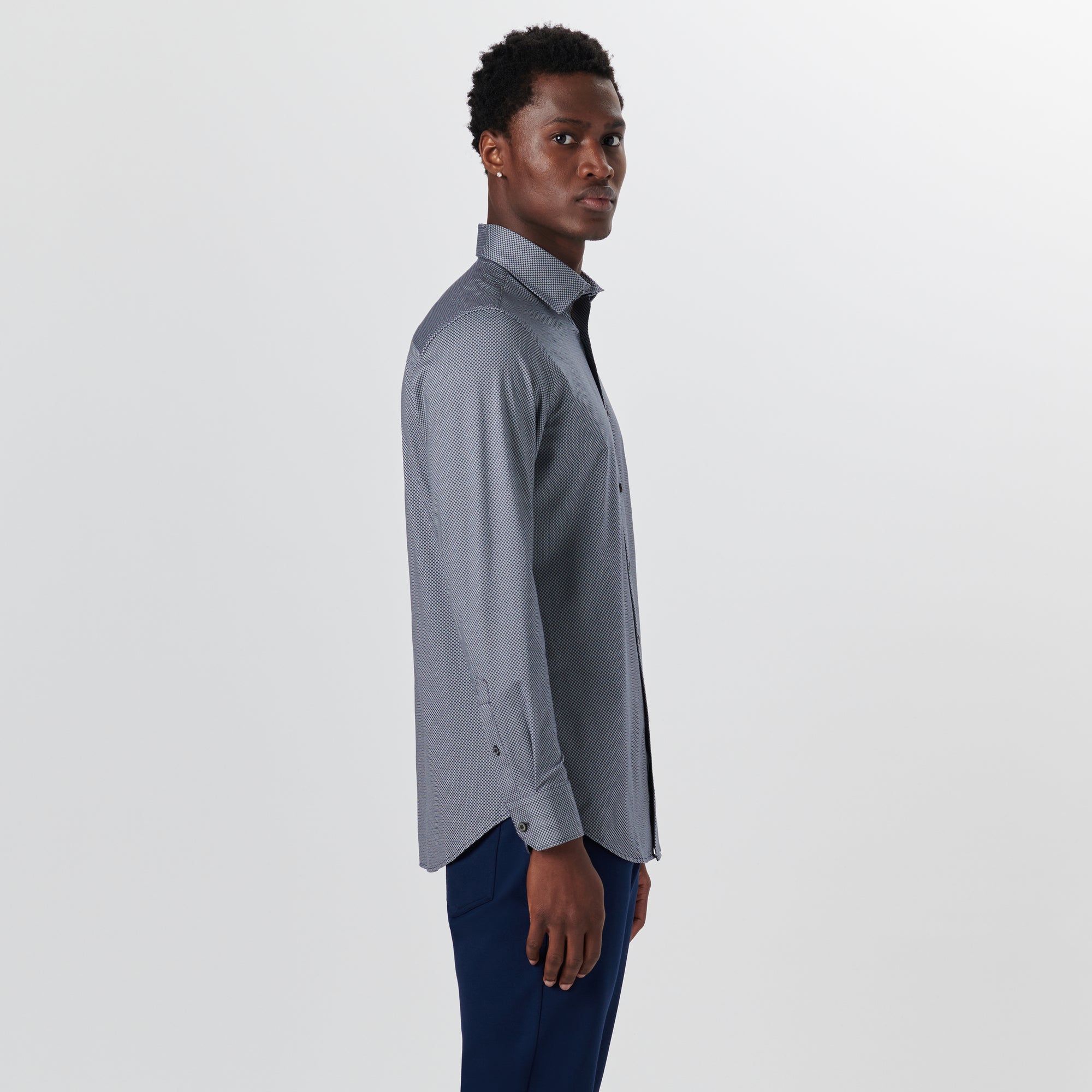JAMES Diamond Print OoohCotton Shirt