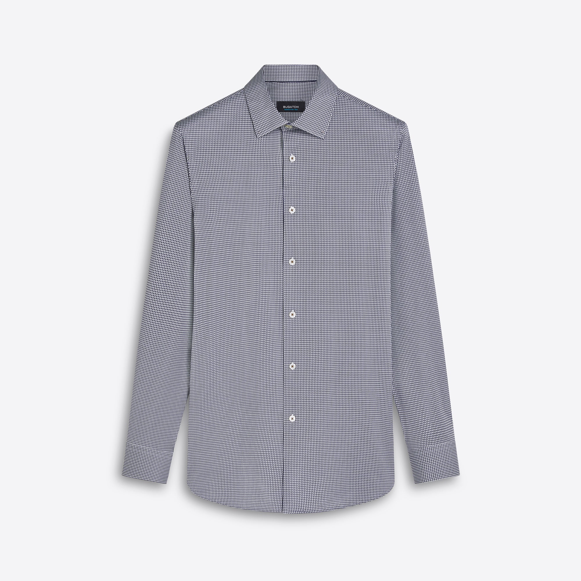 JAMES Hound's Tooth Check OoohCotton Shirt