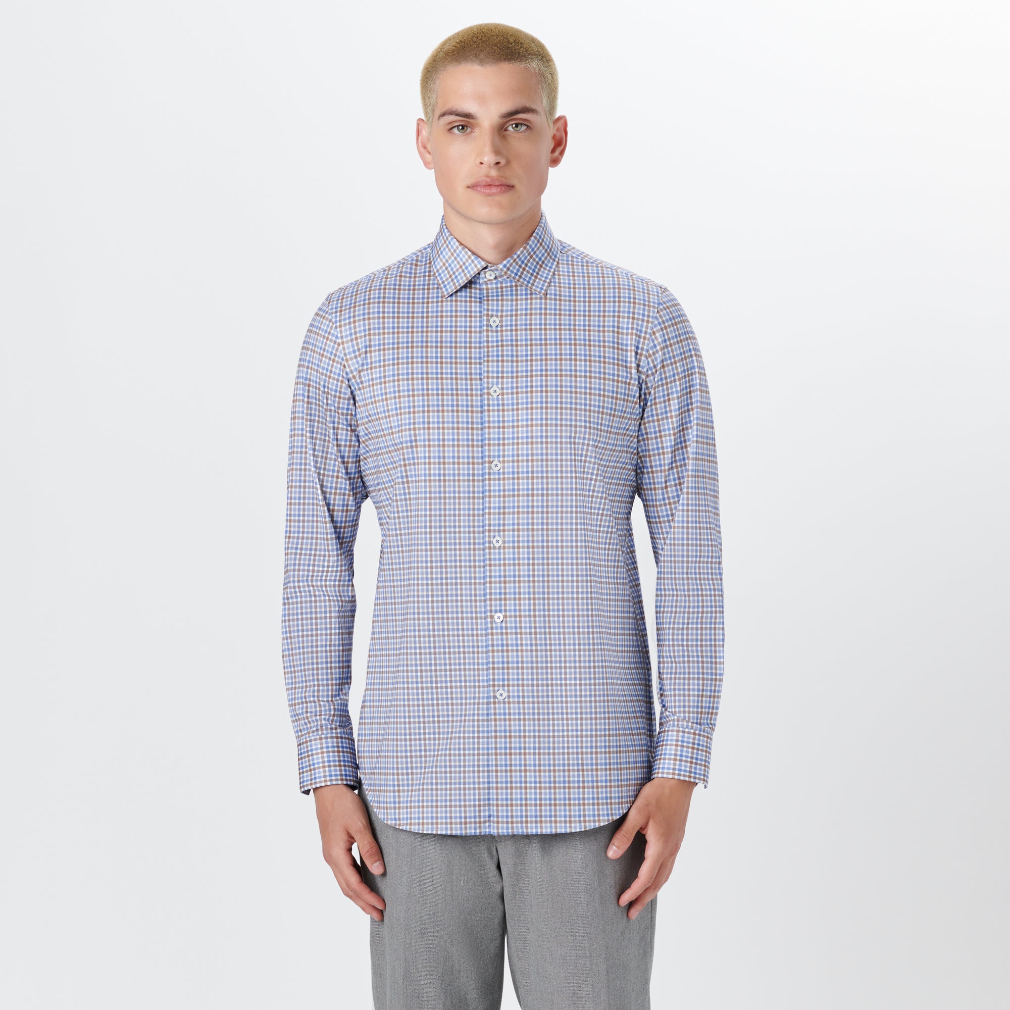 JAMES Plaid Check OoohCotton Shirt