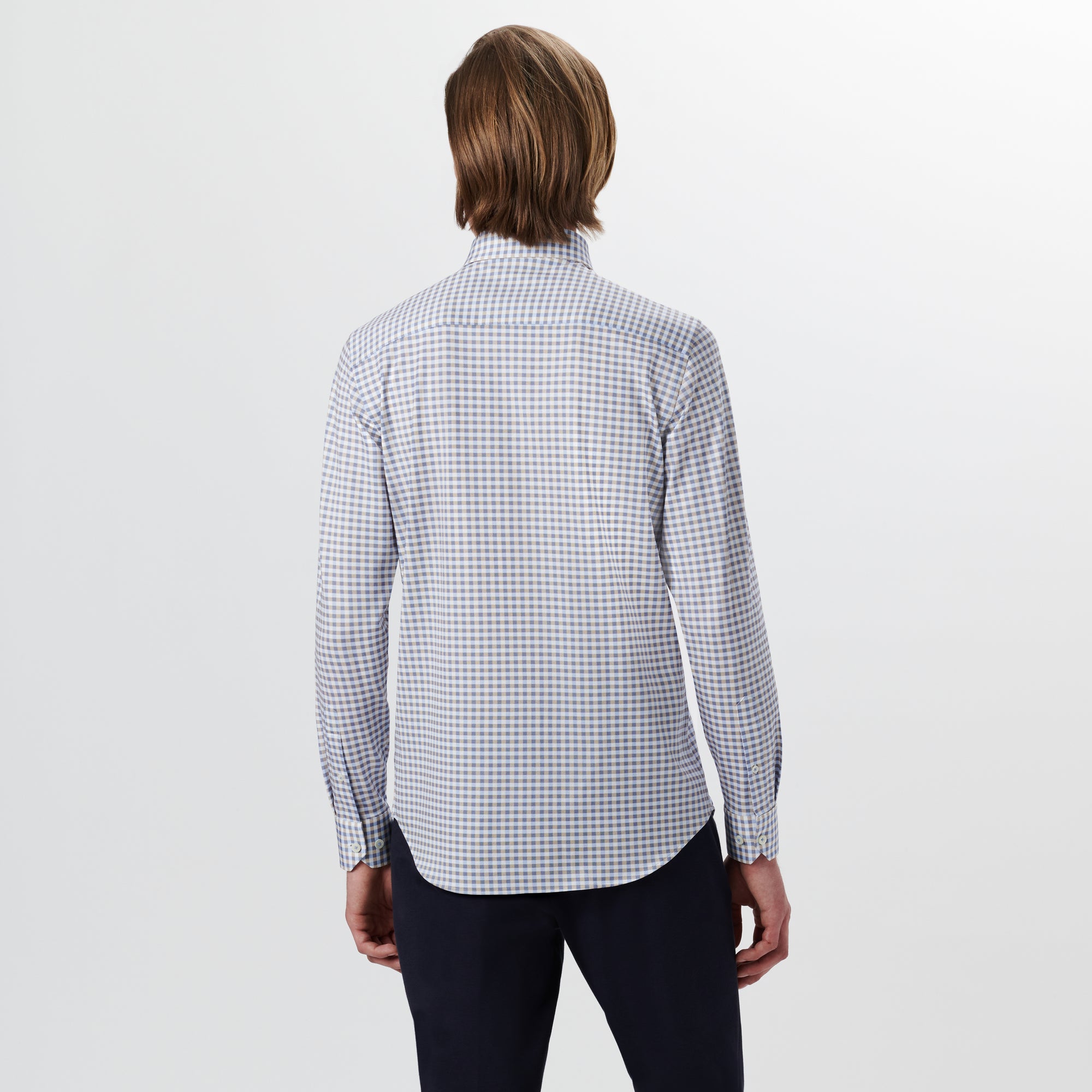 JAMES Gingham Check OoohCotton Twill Shirt