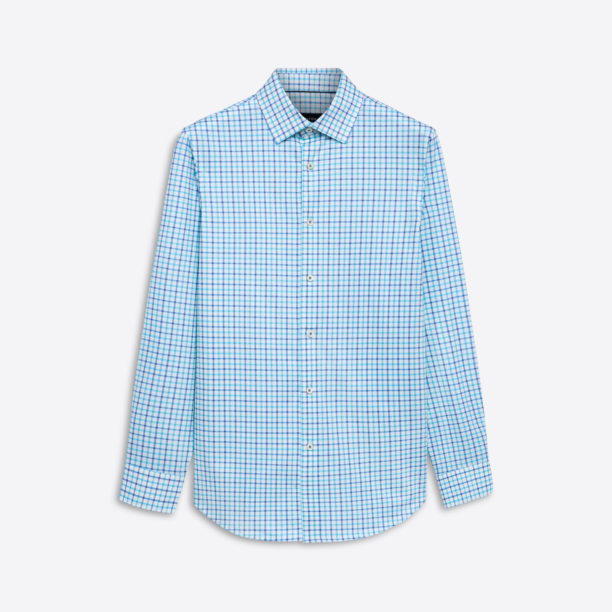 james tattersall dress shirts James Tattersall Shirt Mens Large Plaid Button Down Long Sleeve Classic Dress Sh