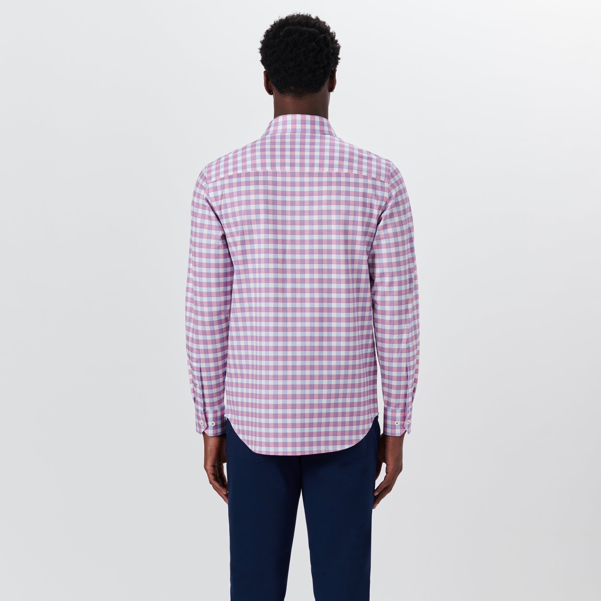 JAMES Gingham Check OoohCotton Twill Shirt