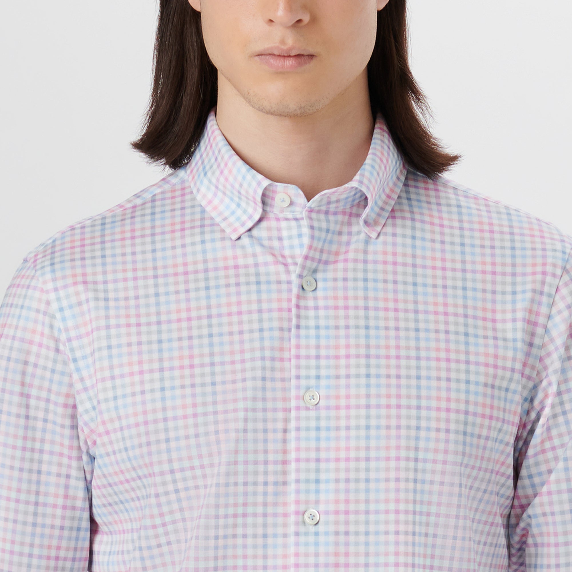 JAMES Mini Check OoohCotton Twill Shirt