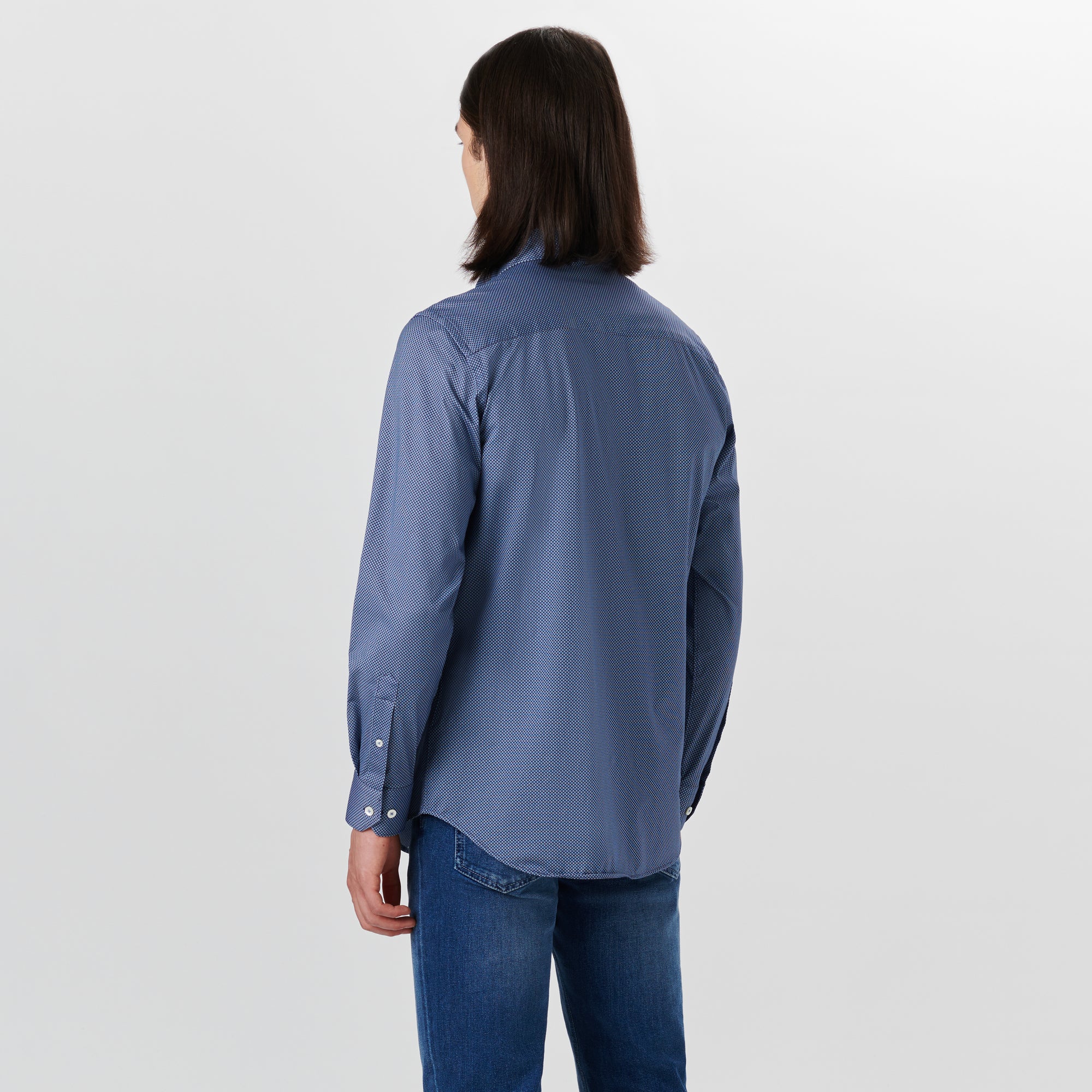 JAMES Diamond Print OoohCotton Shirt