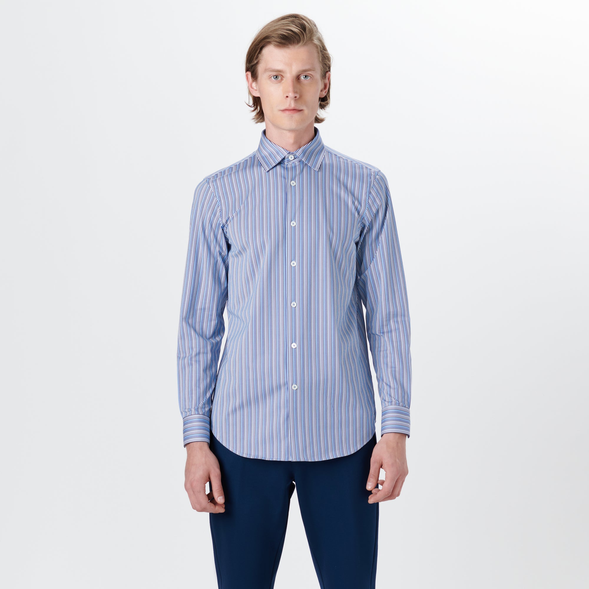 JAMES Barcode Stripe OoohCotton Shirt
