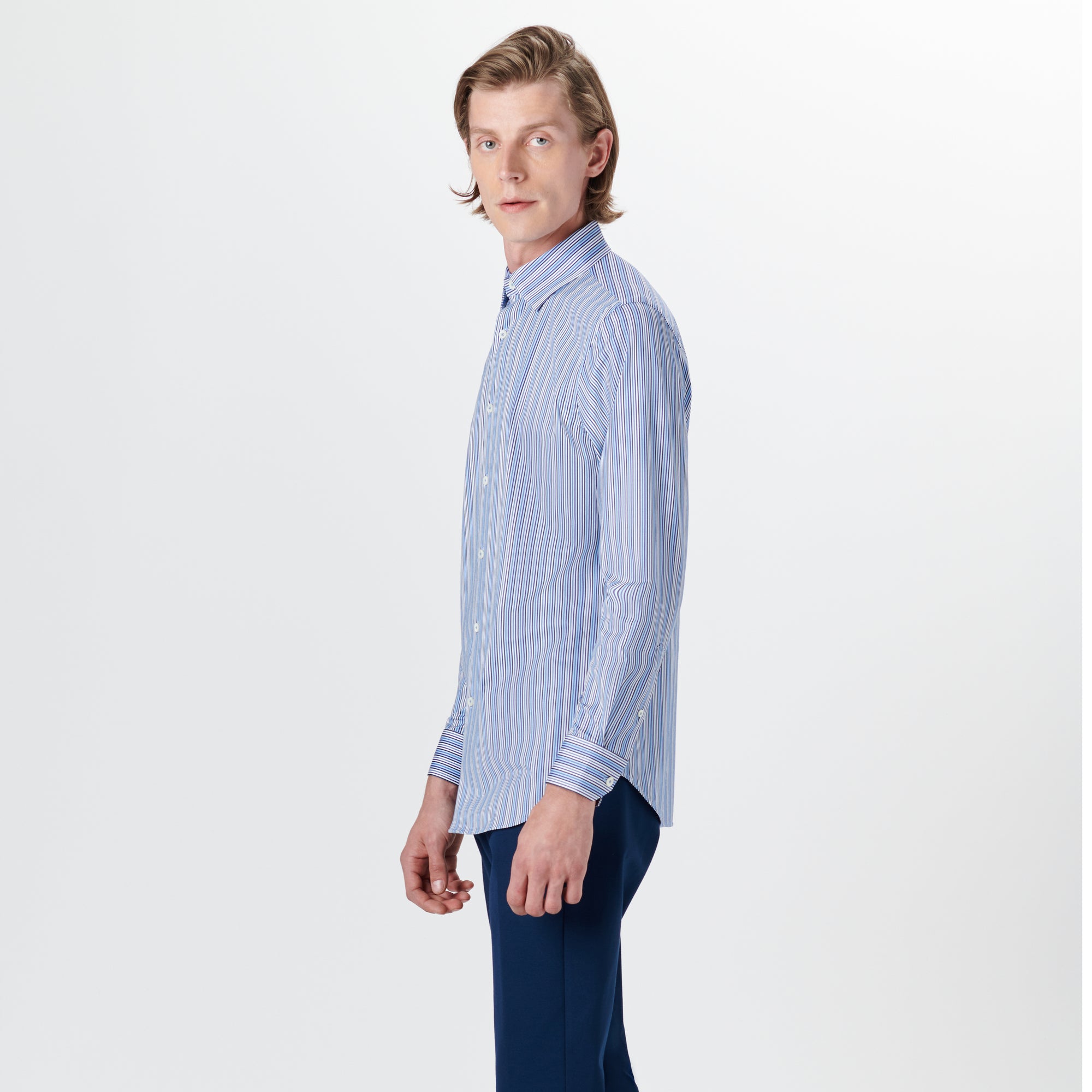 JAMES Barcode Stripe OoohCotton Shirt