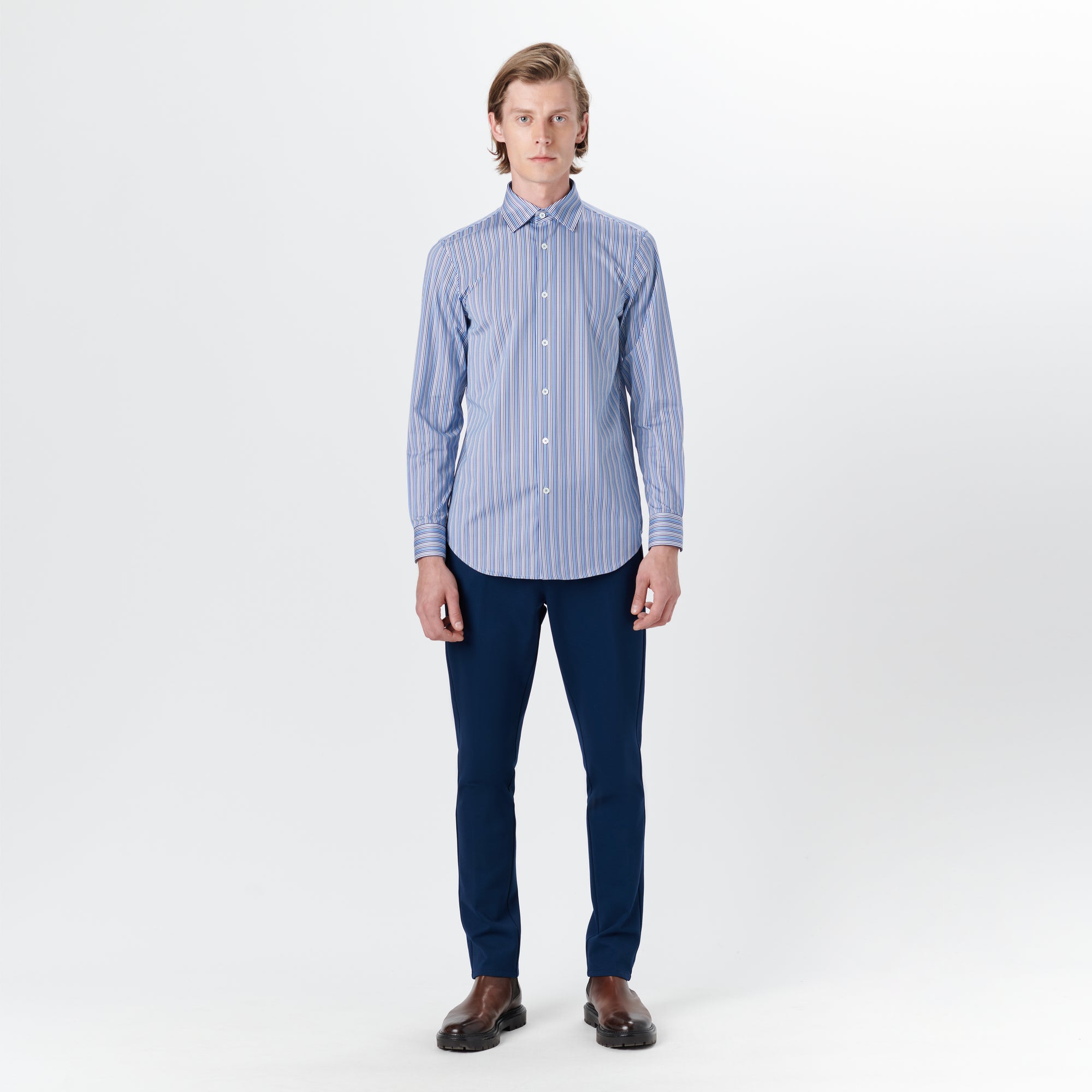 JAMES Barcode Stripe OoohCotton Shirt