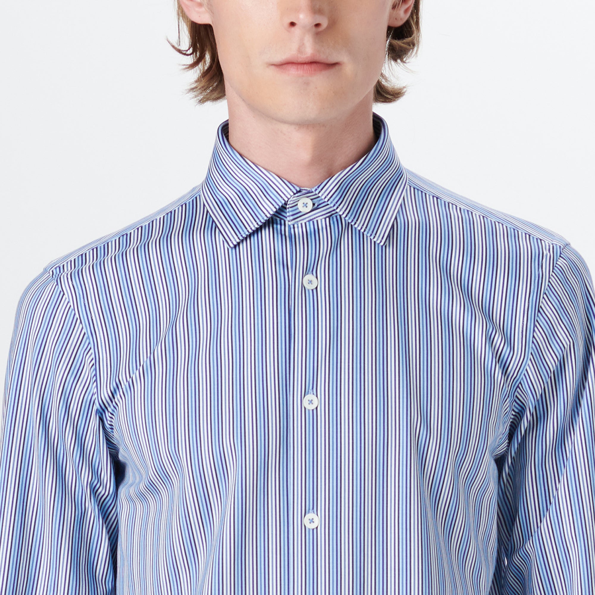 JAMES Barcode Stripe OoohCotton Shirt