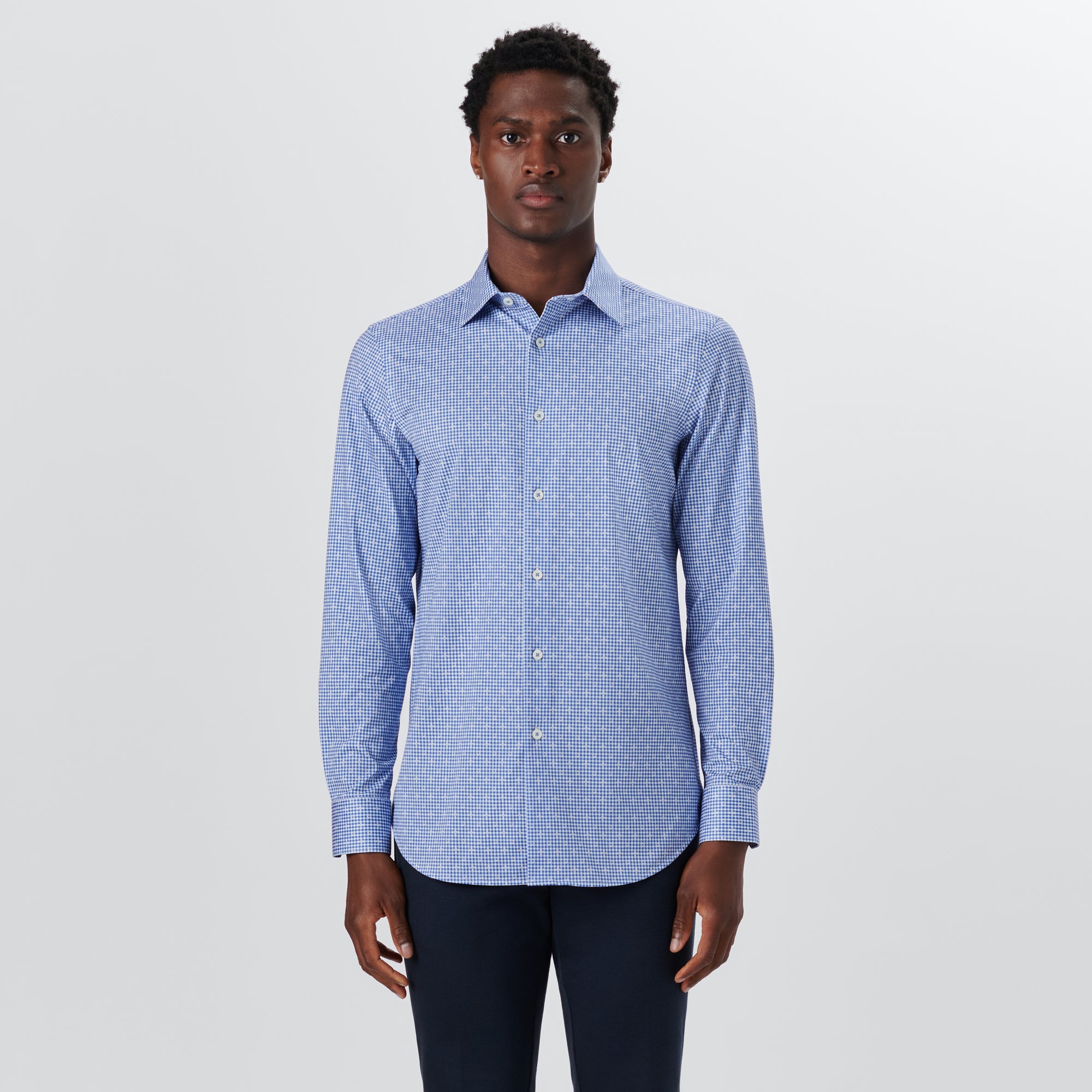 JAMES Pin Check OoohCotton Shirt
