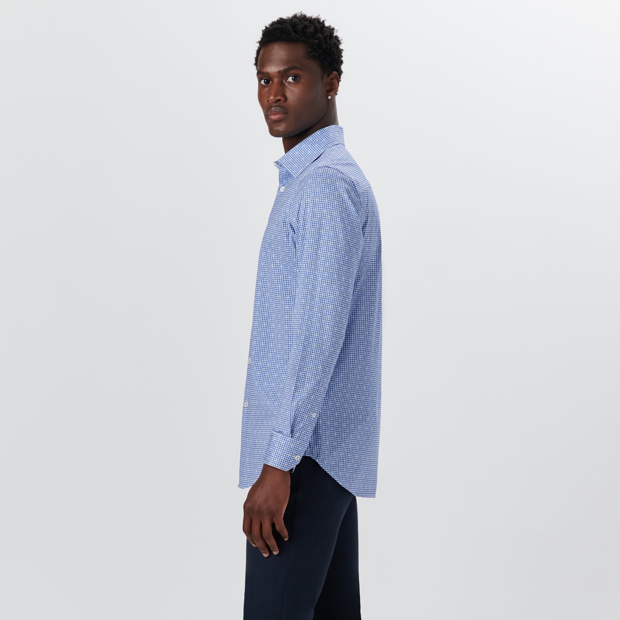 JAMES Pin Check OoohCotton Shirt