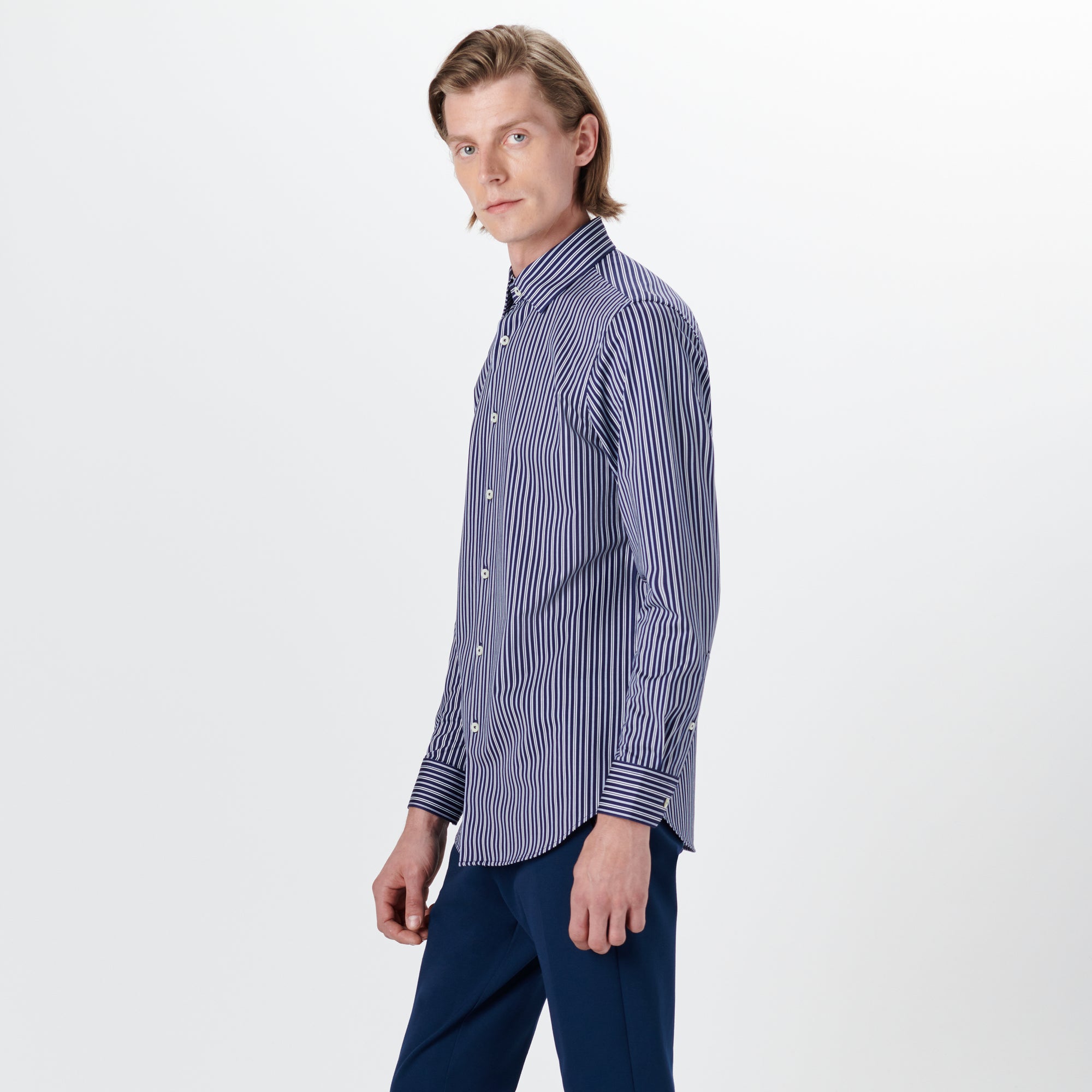 JAMES Shadow Stripe OoohCotton Shirt