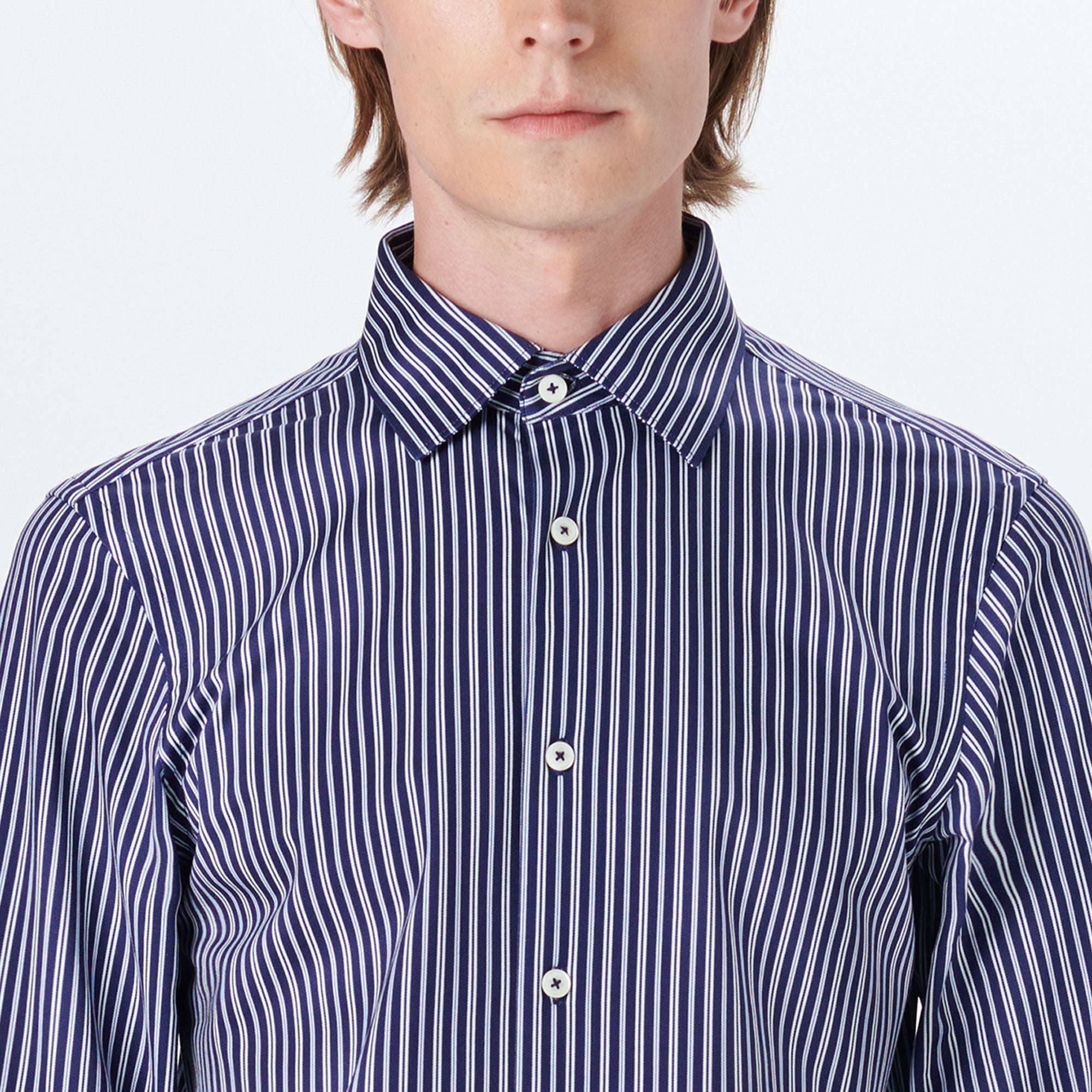 JAMES Shadow Stripe OoohCotton Shirt