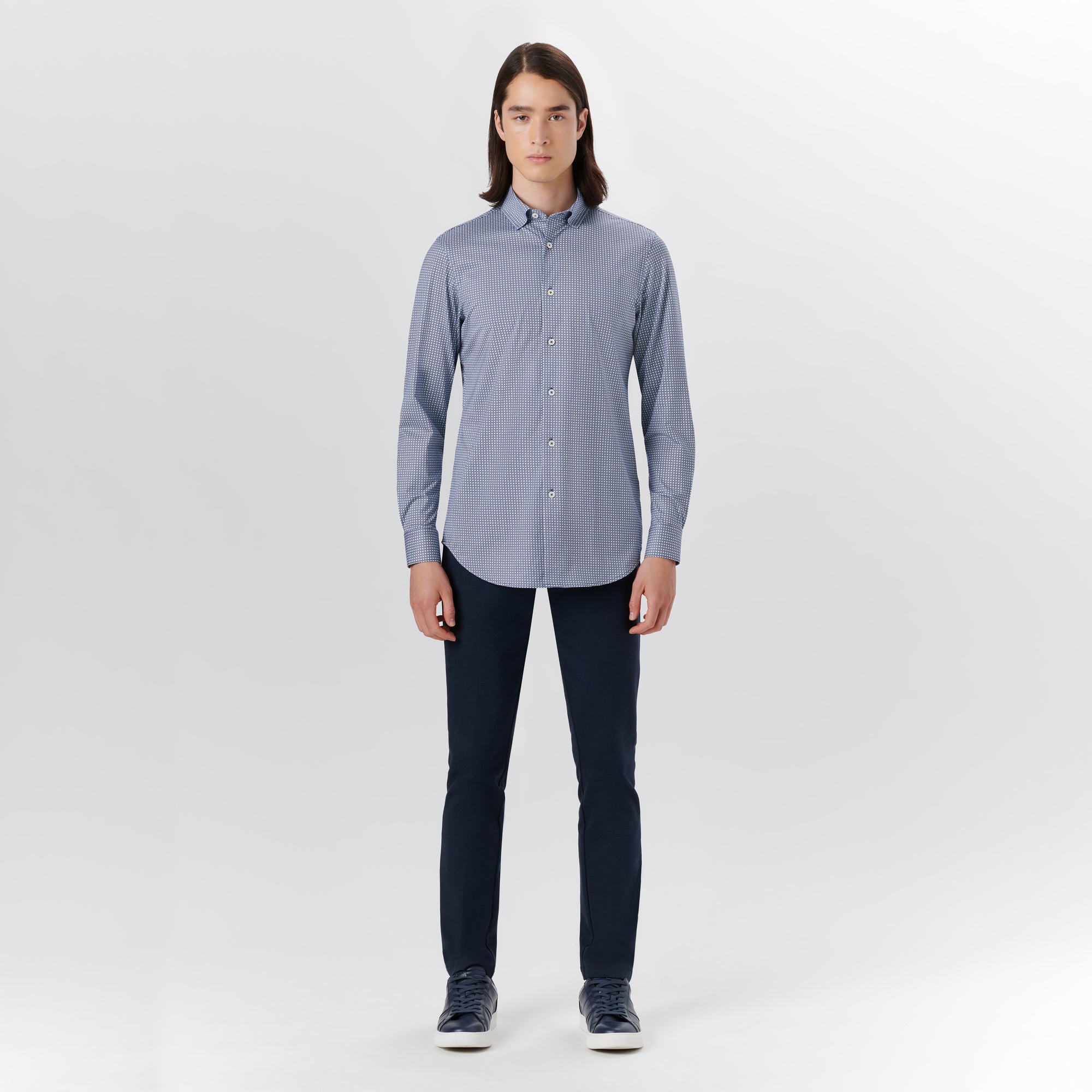 JAMES Geometric Print OoohCotton Shirt