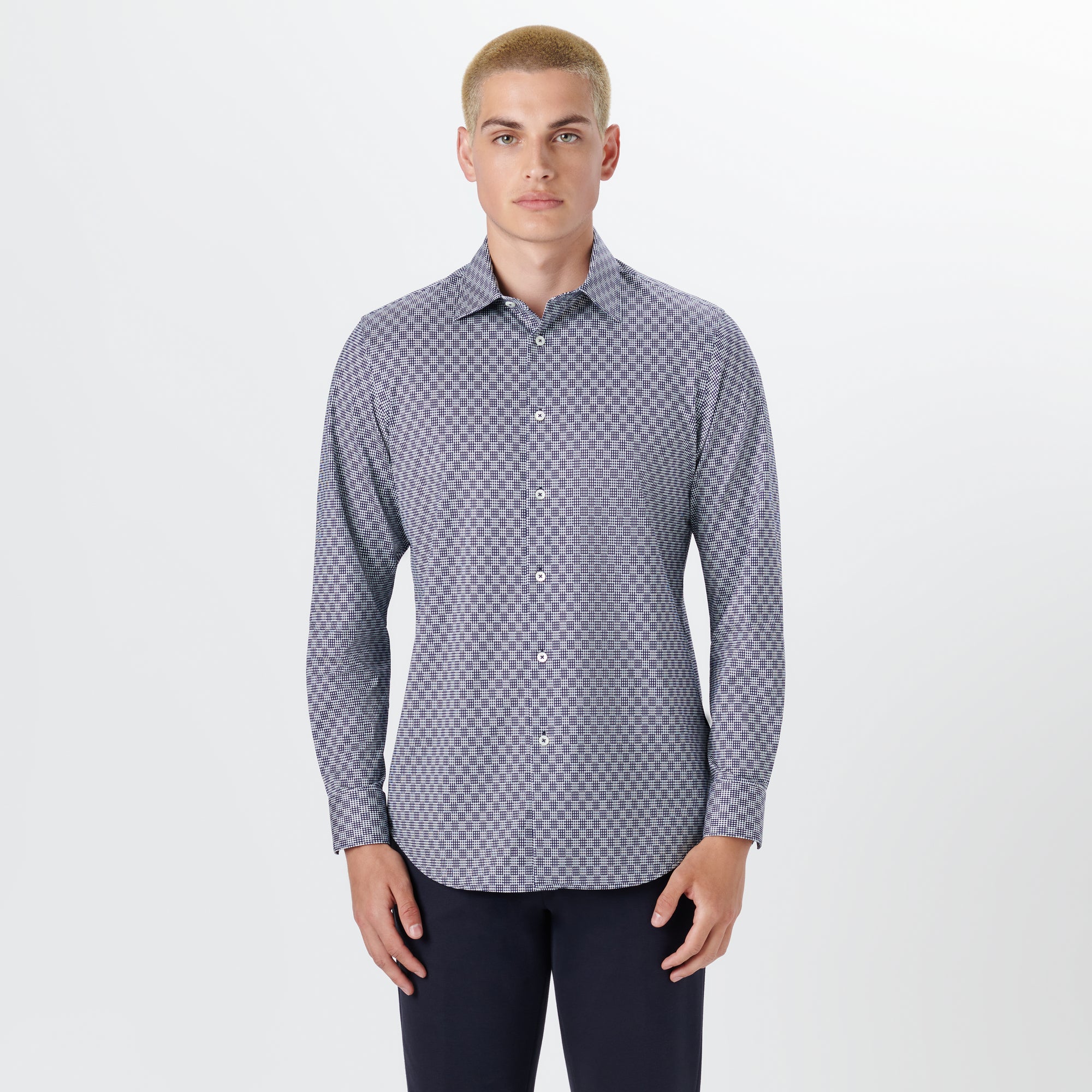 JAMES Mixed Check OoohCotton Shirt