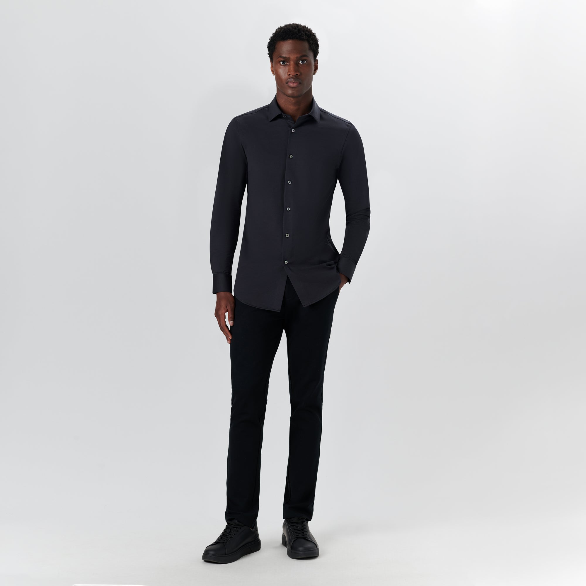 JAMES Solid OoohCotton Twill Shirt
