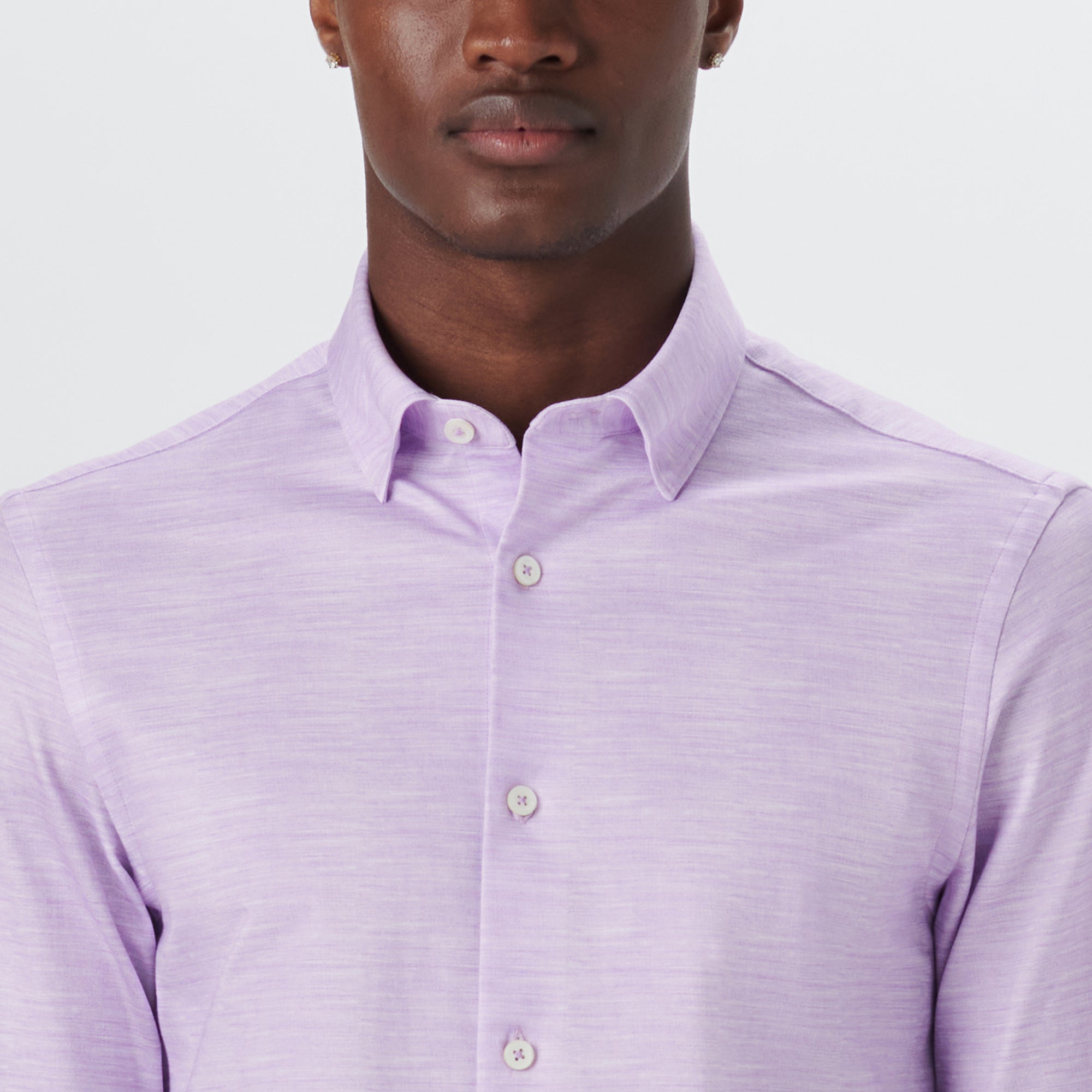 JAMES Striated OoohCotton Twill Shirt