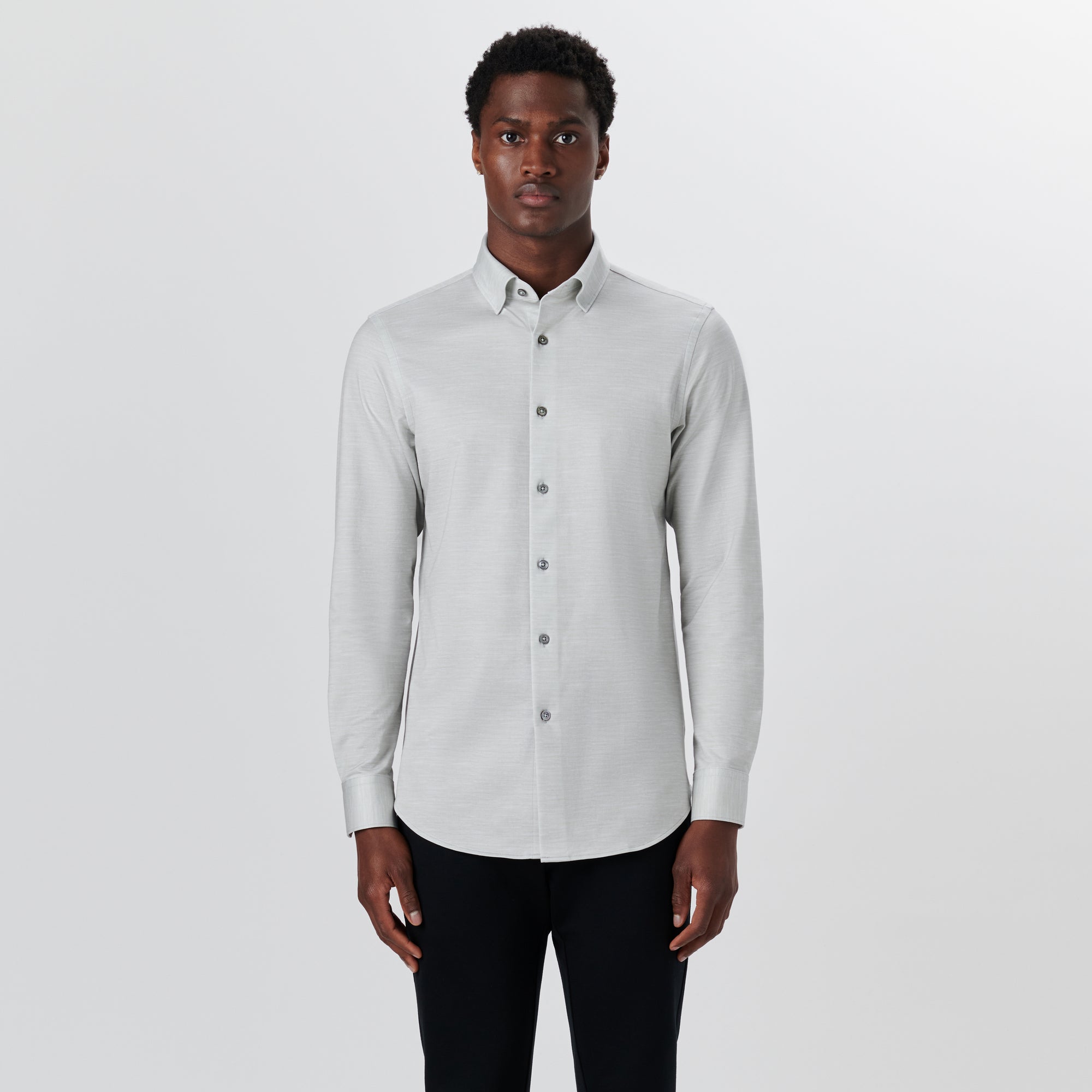 JAMES Striated OoohCotton Twill Shirt