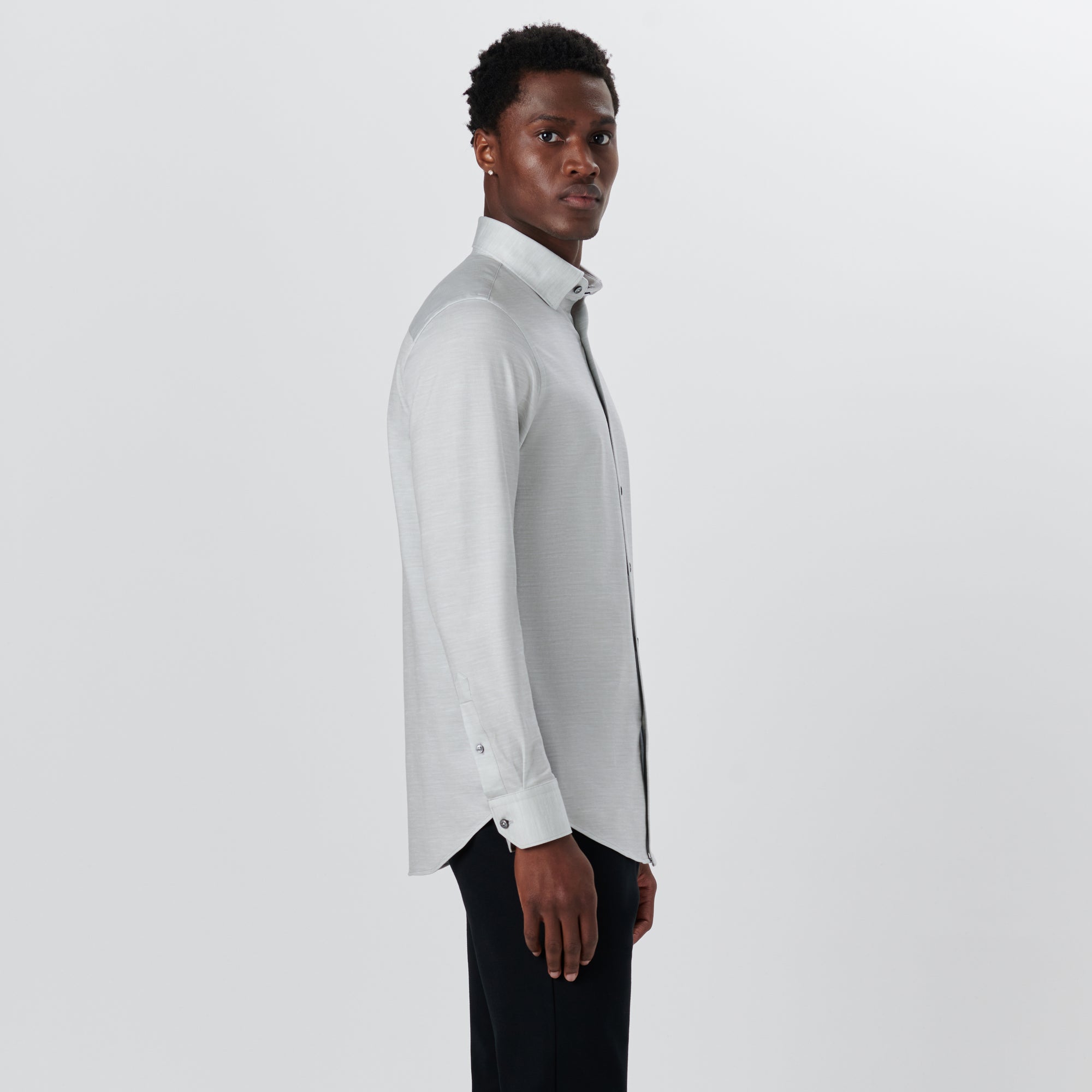 JAMES Striated OoohCotton Twill Shirt