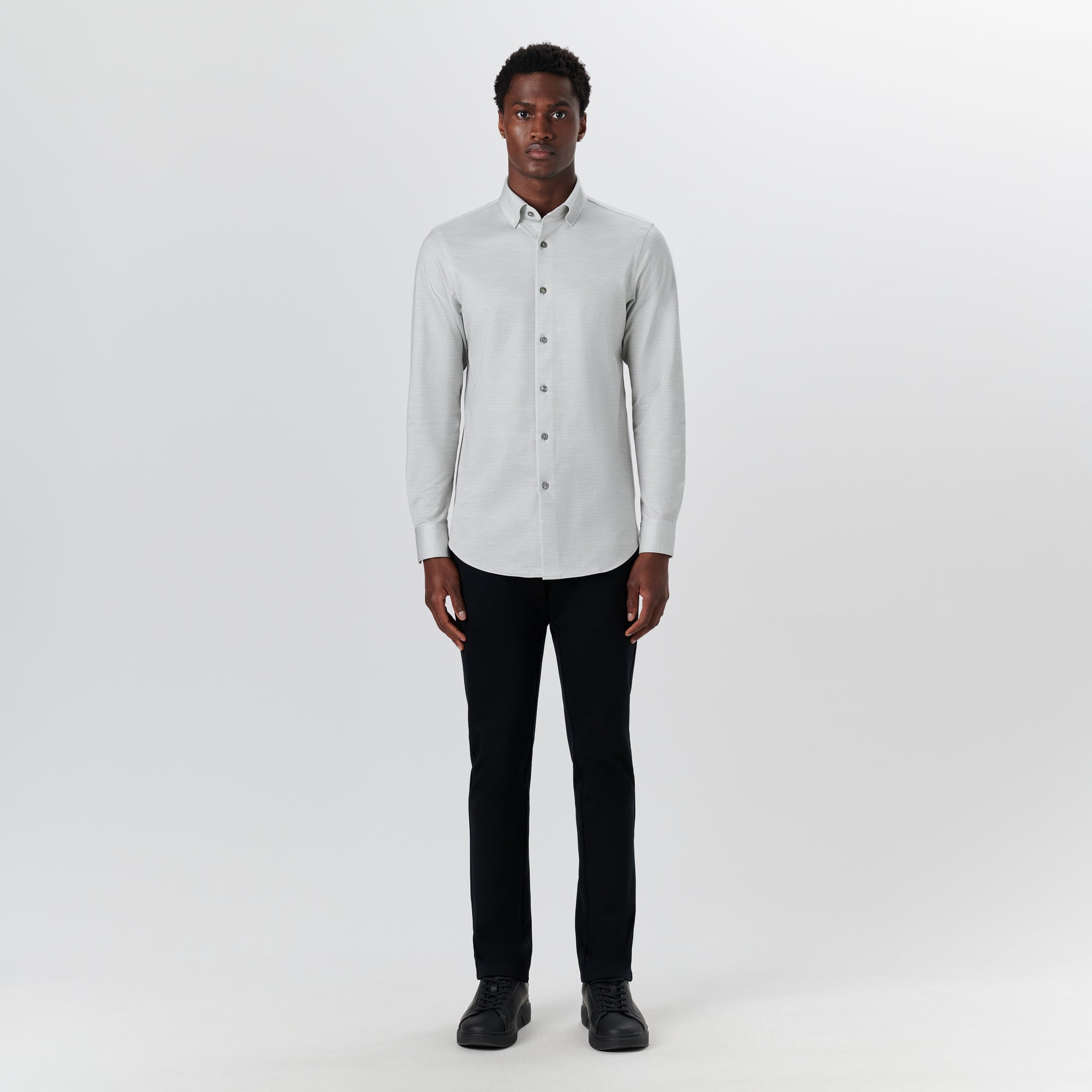 JAMES Striated OoohCotton Twill Shirt