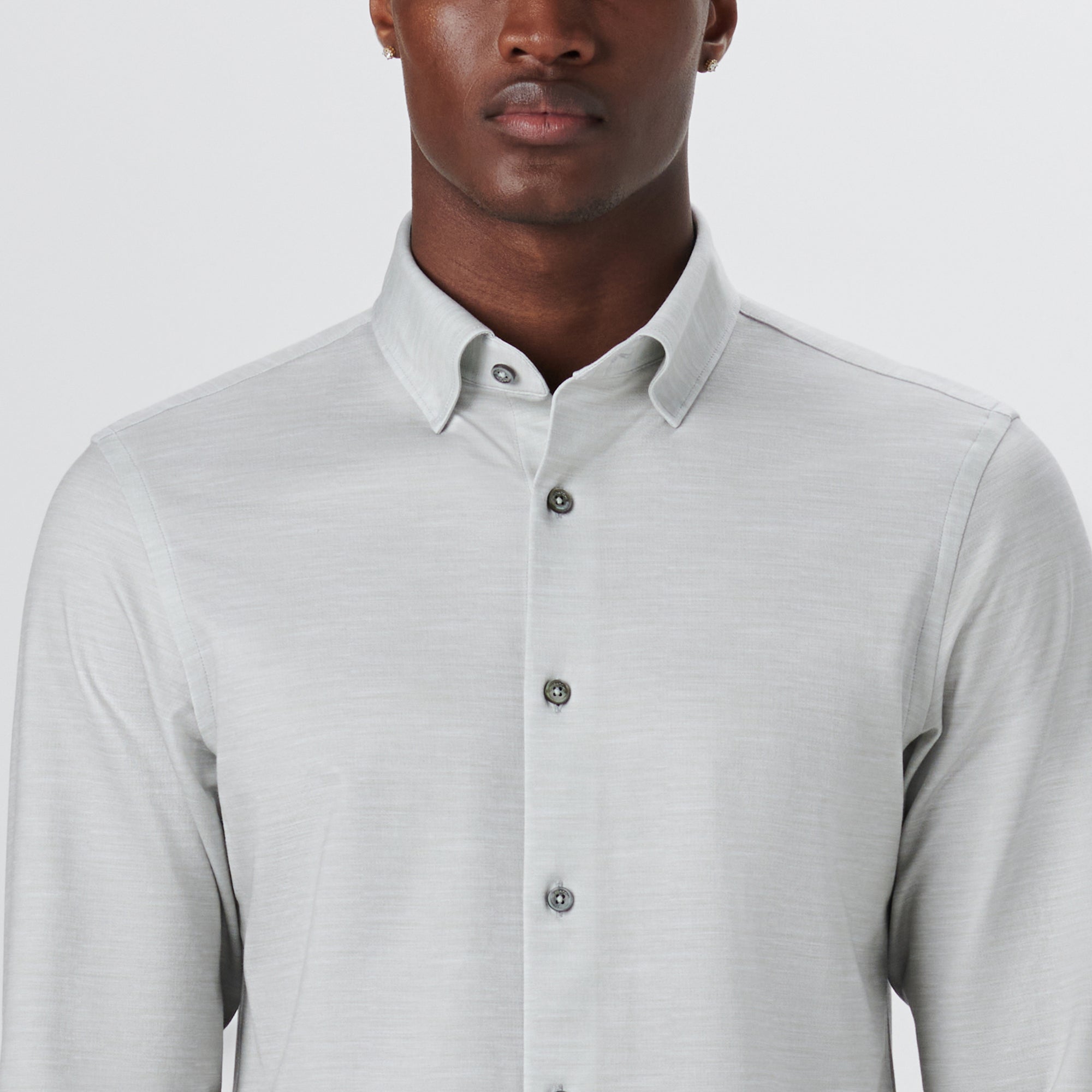JAMES Striated OoohCotton Twill Shirt