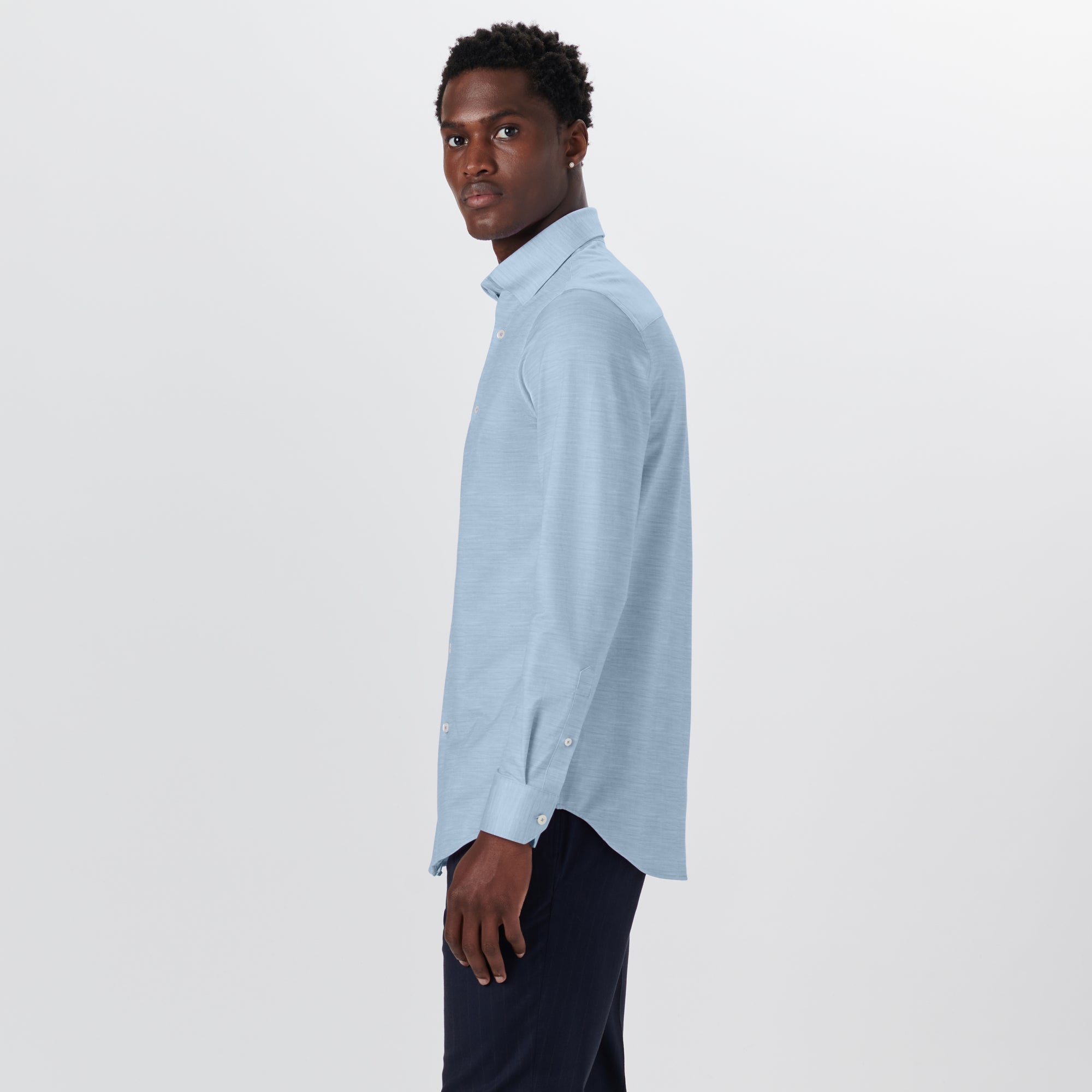 JAMES Striated OoohCotton Twill Shirt