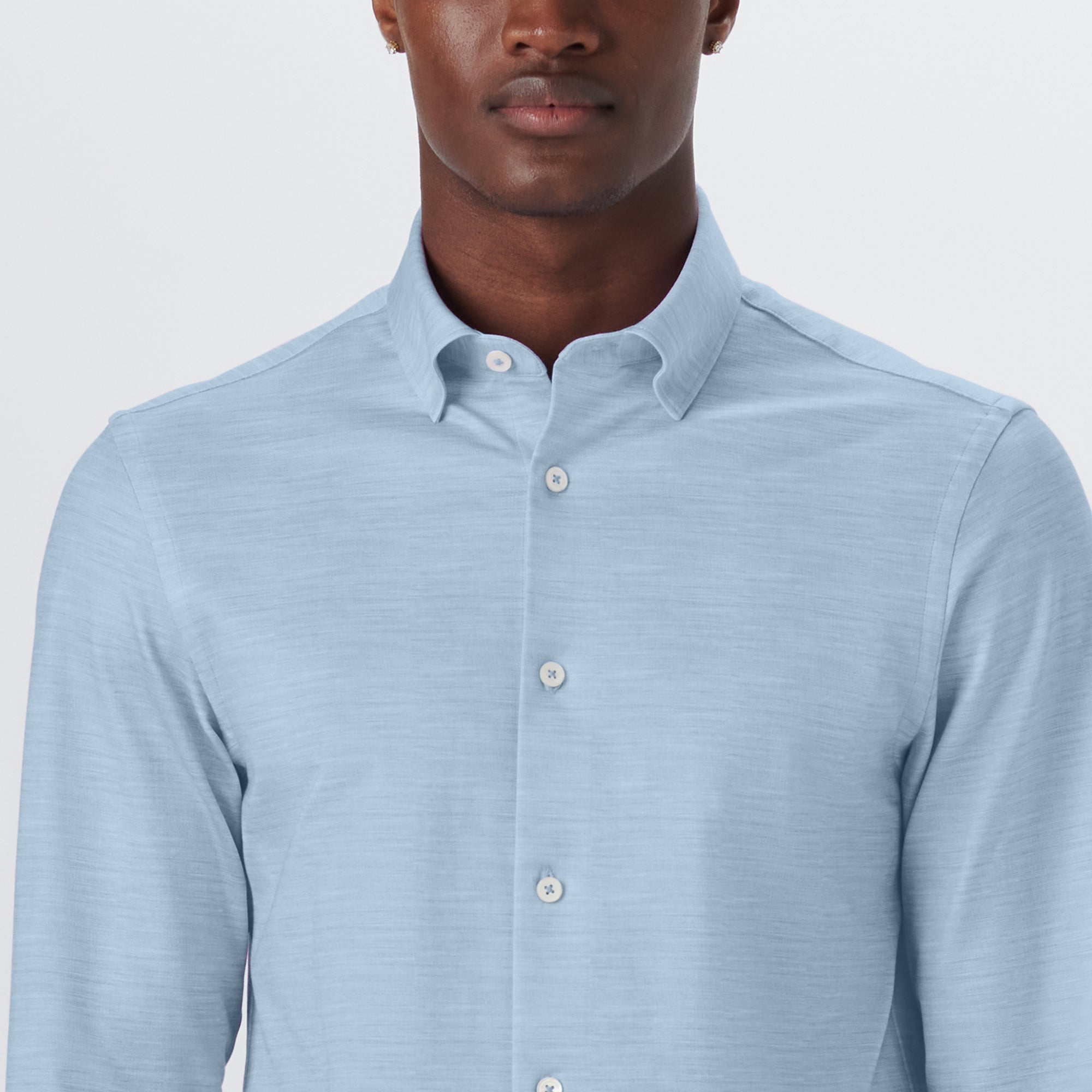 JAMES Striated OoohCotton Twill Shirt
