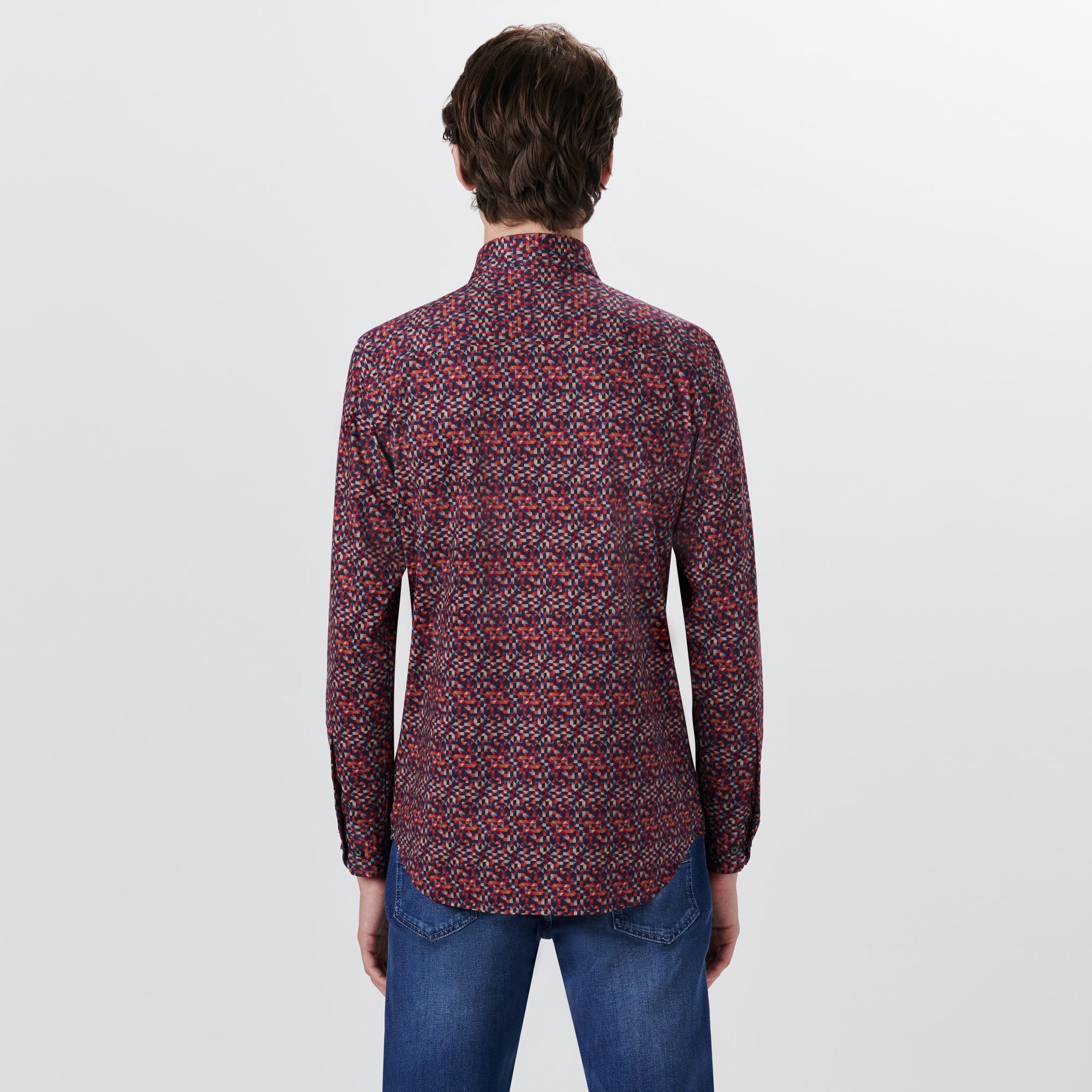 JAMES Geometric Print OoohCotton Shirt