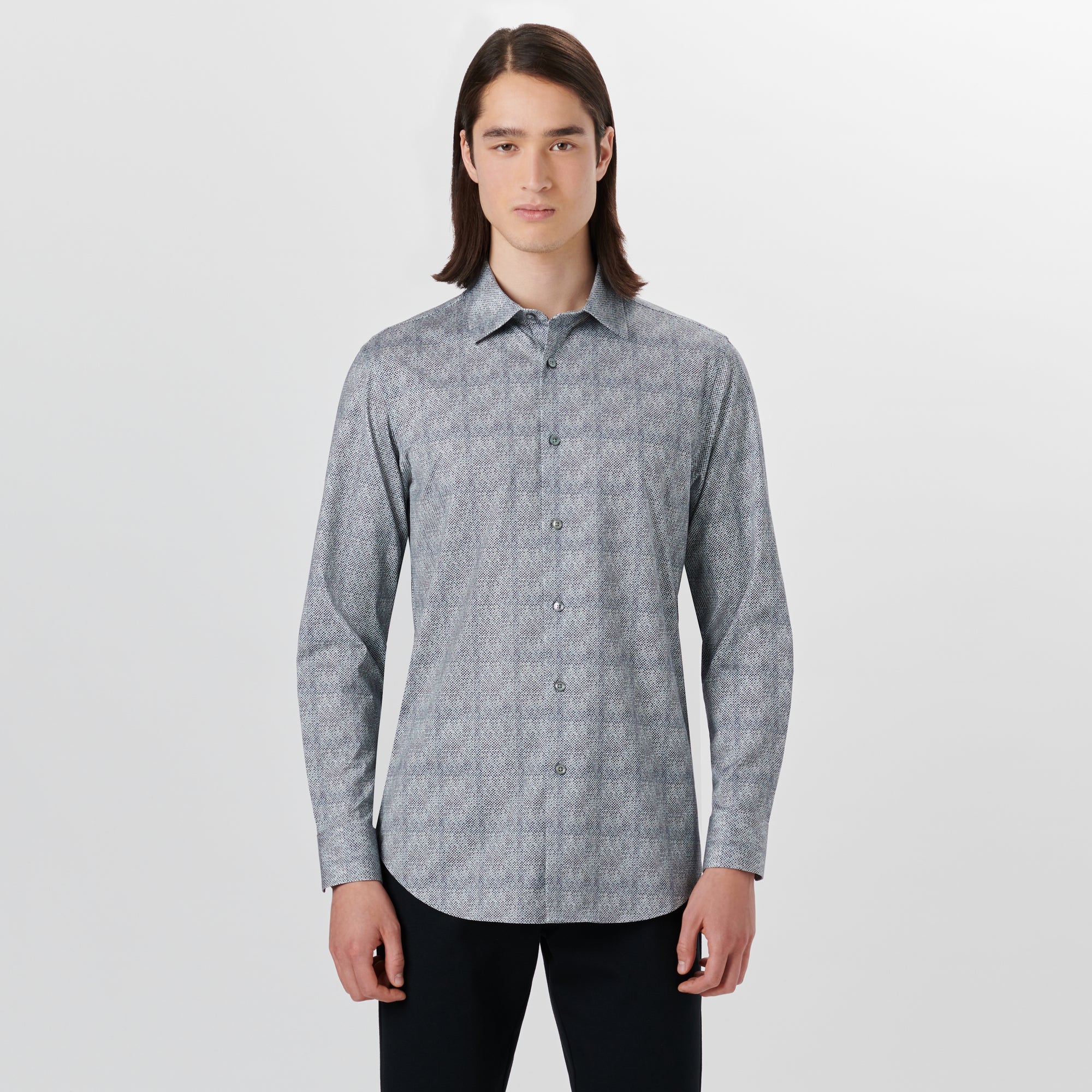 JAMES Pin Check OoohCotton Shirt