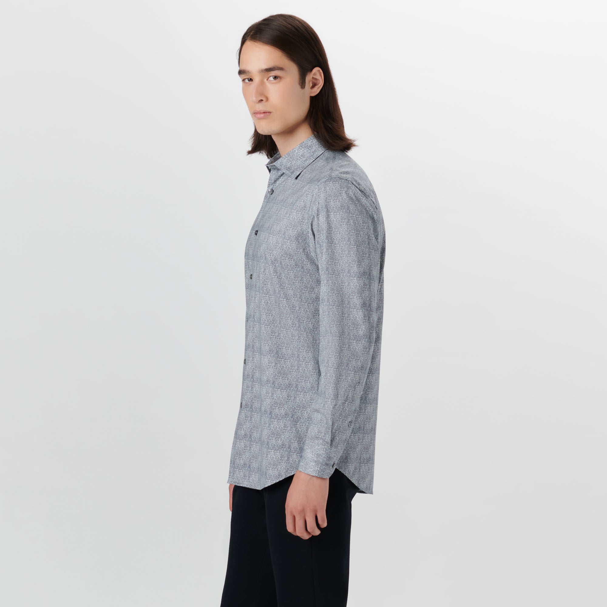 JAMES Pin Check OoohCotton Shirt