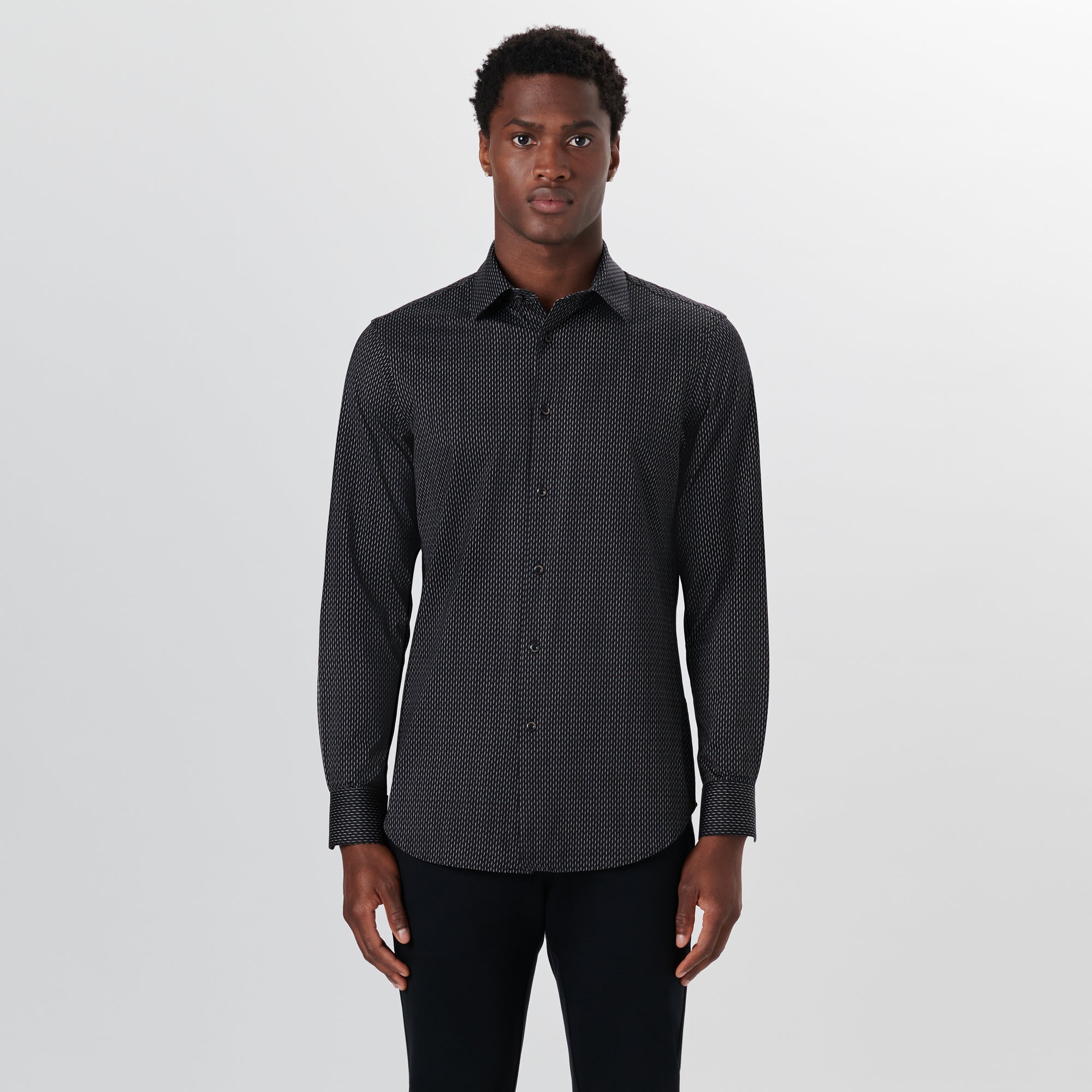 JAMES Chalk Stripe OoohCotton Shirt