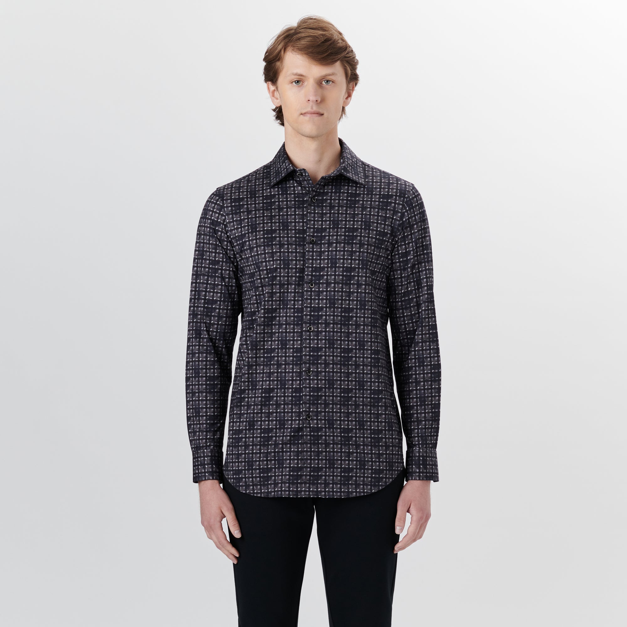 JAMES Grid Check OoohCotton Shirt