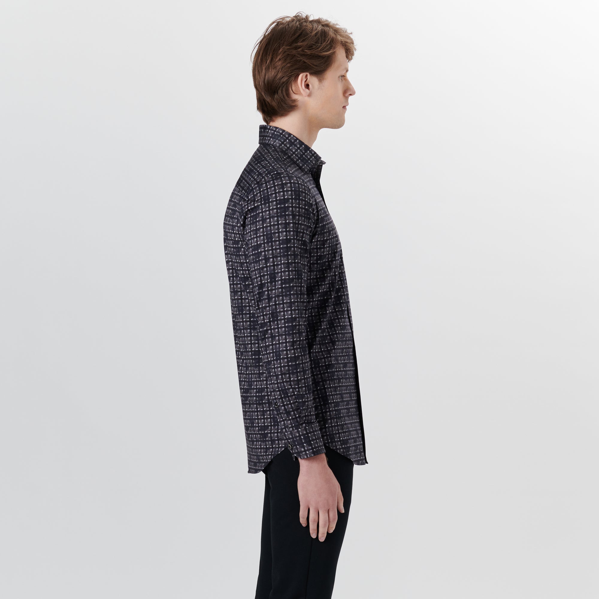 JAMES Grid Check OoohCotton Shirt