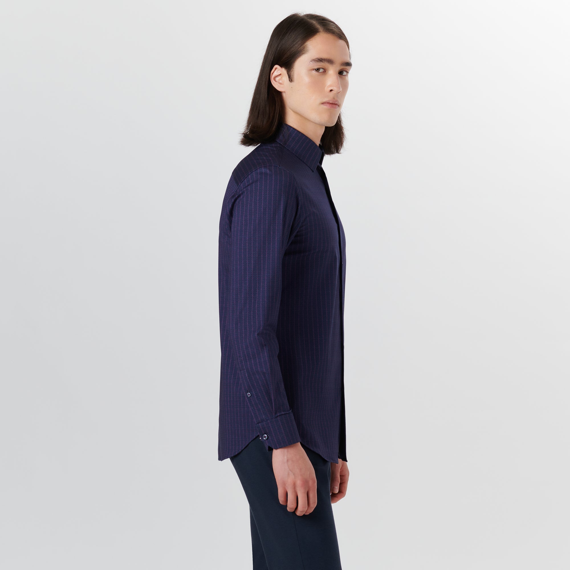 JAMES Dot and Check OoohCotton Shirt