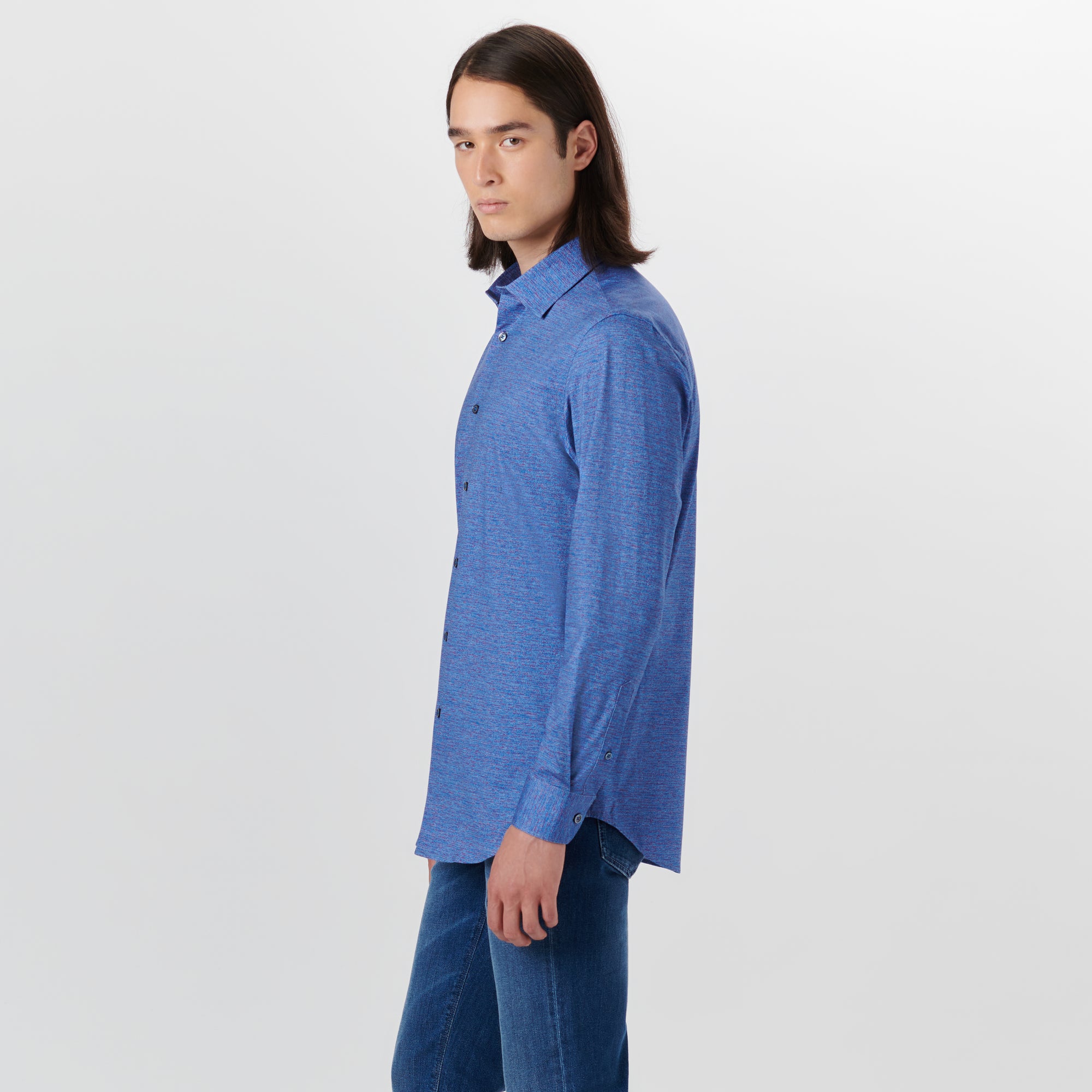 JAMES Chambray Print OoohCotton Shirt