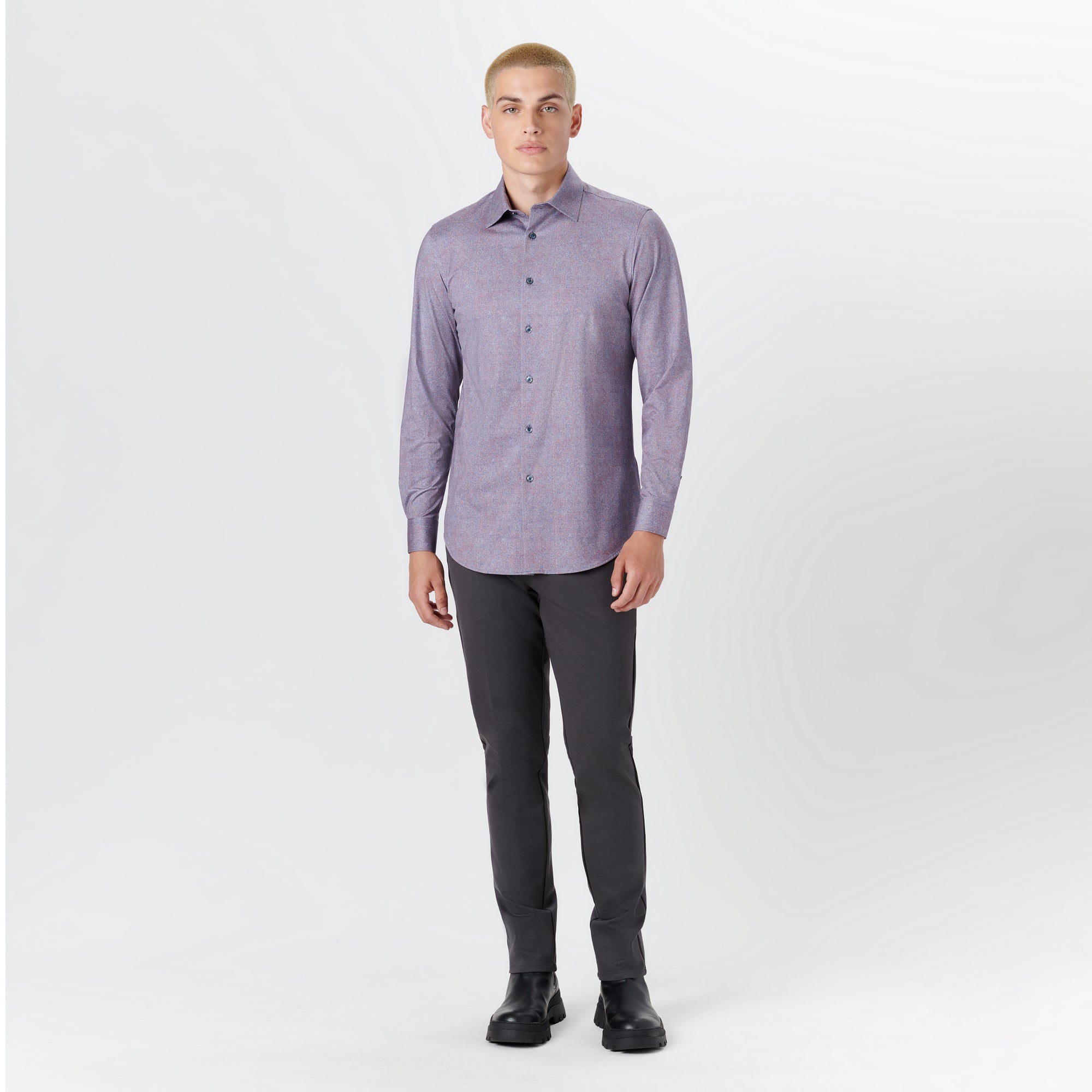 JAMES Geometric Print OoohCotton Shirt
