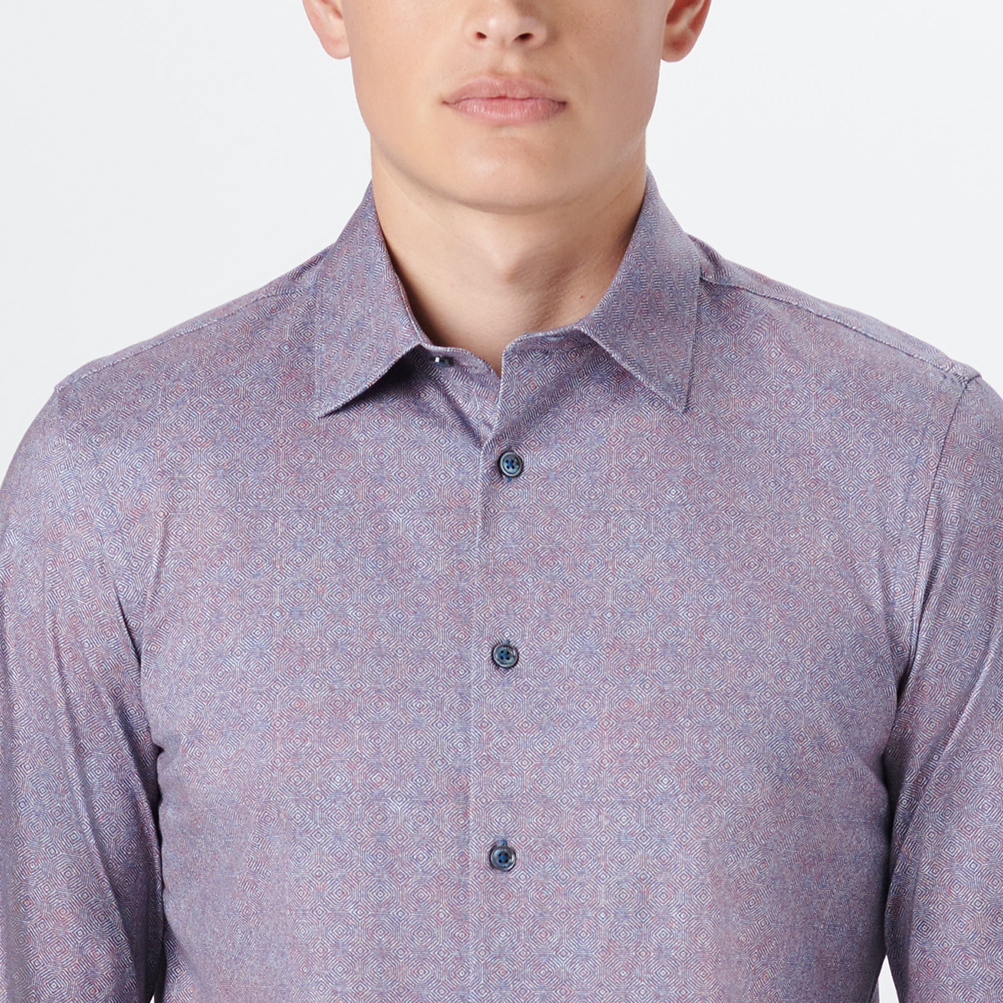 JAMES Geometric Print OoohCotton Shirt