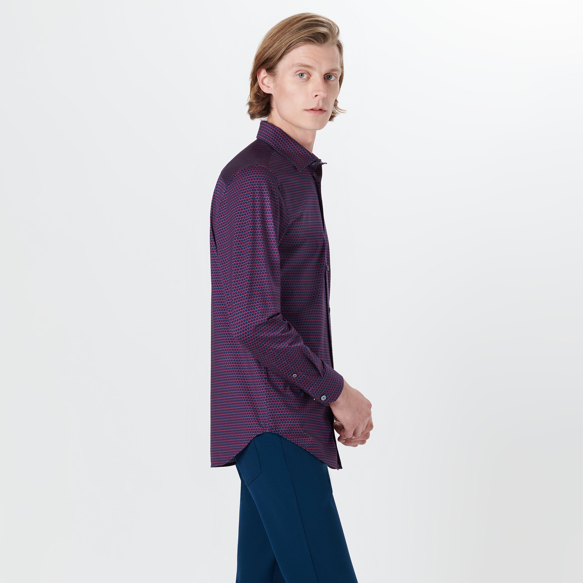 JAMES Polka Dot Print OoohCotton Shirt